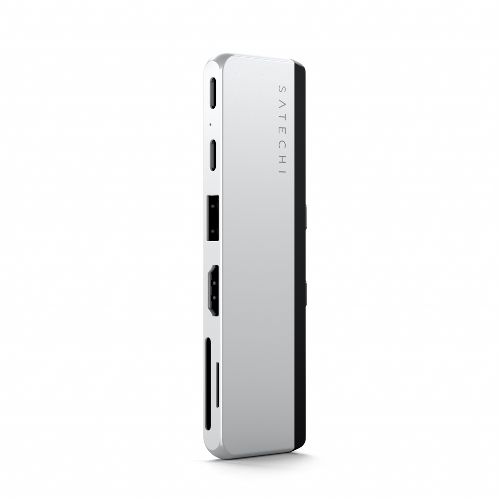 USB-C HUB SATECHI za SURFACE PRO 9 (1x USB4 Pass-through Port 100W PD, 1x 6K/60Hz ili Dual 4K/60Hz Video 40Gbps,2x USB-C 3.2 Gen 2 Port, 1x USB-A 3.2 Gen 2, HDMI 2.0 Port (4K/60Hz) SD/microSD)
