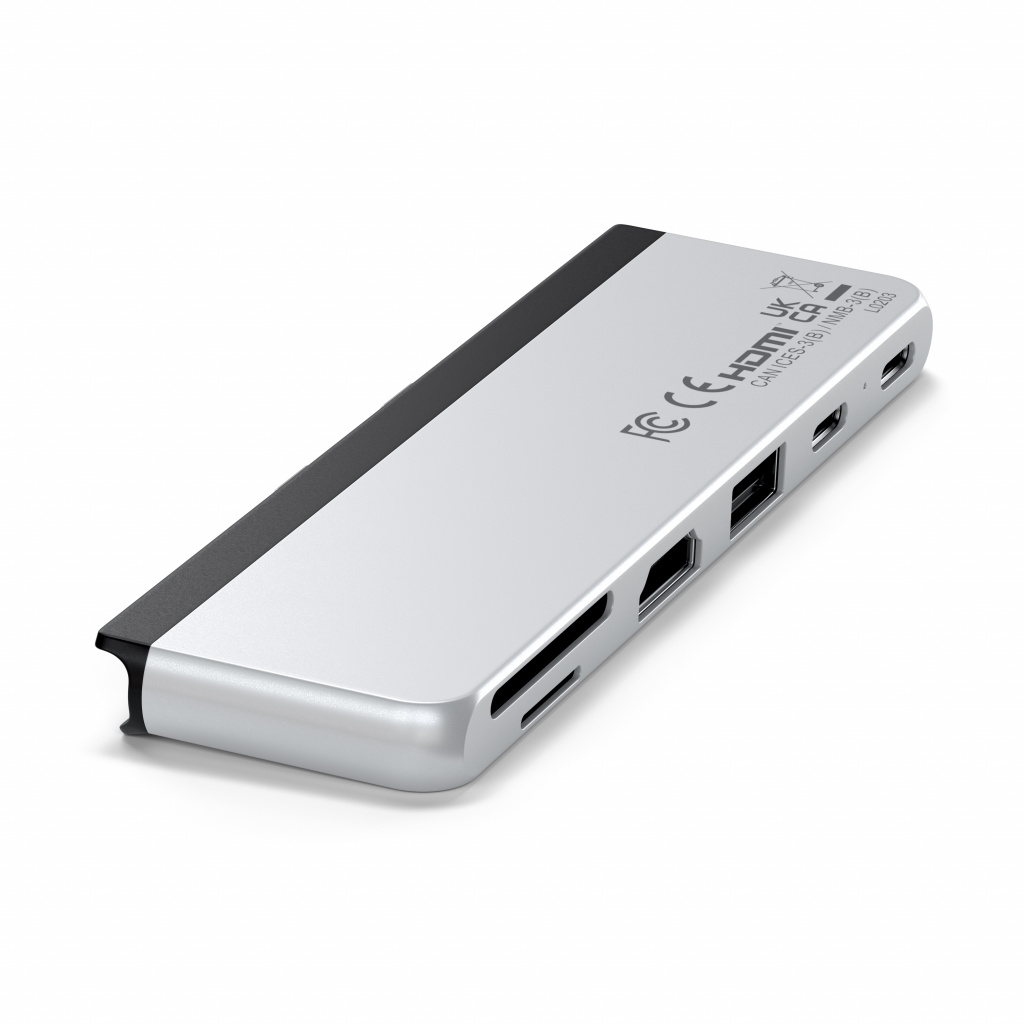USB-C HUB SATECHI za SURFACE PRO 9 (1x USB4 Pass-through Port 100W PD, 1x 6K/60Hz ili Dual 4K/60Hz Video 40Gbps,2x USB-C 3.2 Gen 2 Port, 1x USB-A 3.2 Gen 2, HDMI 2.0 Port (4K/60Hz) SD/microSD)-5