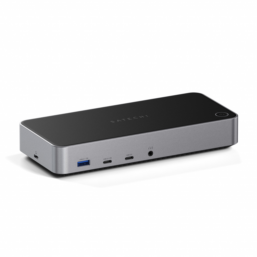 Docking Station SATECHI Aluminium 4K Display (3x 4K/60Hz, 2x DisplayPort 1.4 4k/60Hz, 3x HDMI, 1x DP Alt Mode, 1x USB 3.1, 1x USB-C 3.1 Gen2, 2 x USB3.0, 1x USB-C 3.0, 1x Ethernet, 1x Audio, Kensington Lock)-0