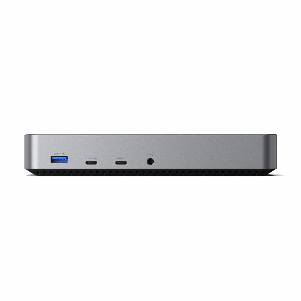 Docking Station SATECHI Aluminium 4K Display (3x 4K/60Hz, 2x DisplayPort 1.4 4k/60Hz, 3x HDMI, 1x DP Alt Mode, 1x USB 3.1, 1x USB-C 3.1 Gen2, 2 x USB3.0, 1x USB-C 3.0, 1x Ethernet, 1x Audio, Kensington Lock)-2