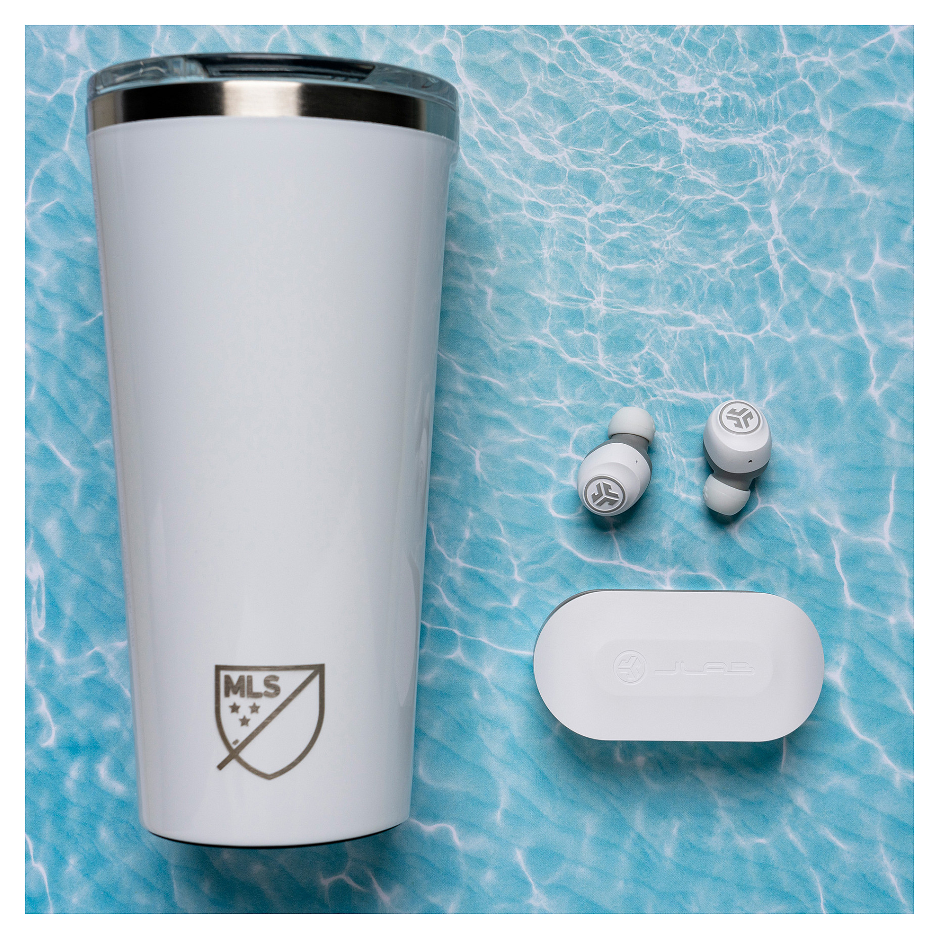 Slušalice JLAB GO Air TWS Earbuds bijelo/sive-7