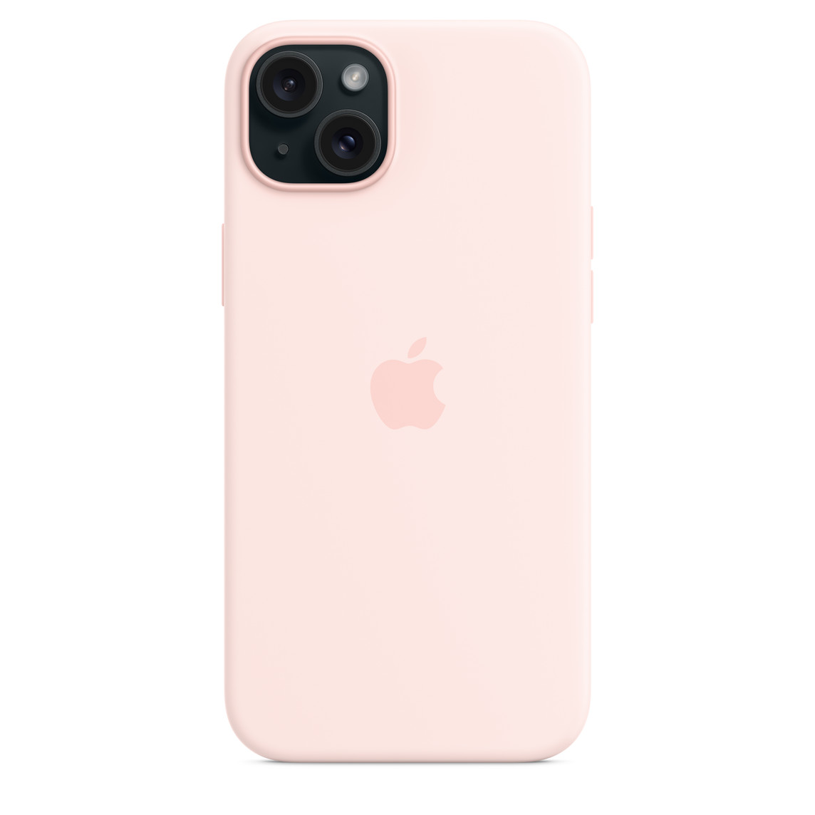 Silikonska maska za APPLE iPhone 15 Plus s MagSafe - Svijetlo roza-4