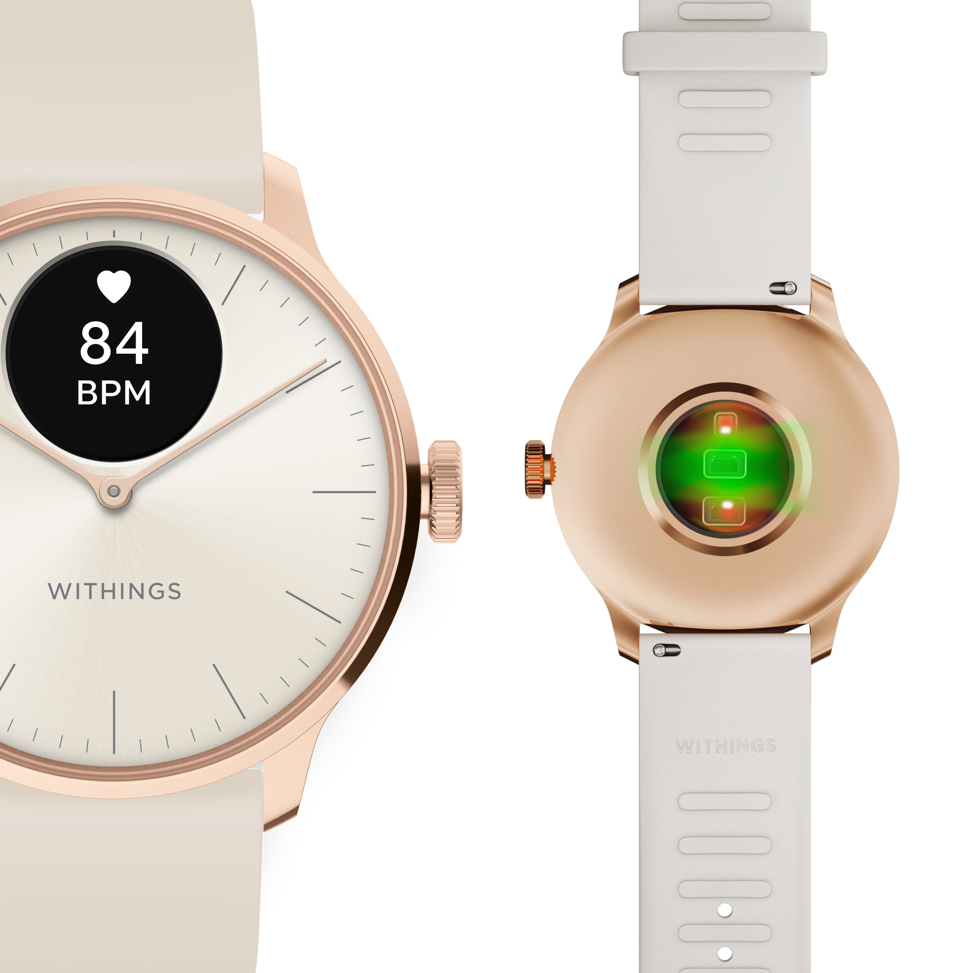 Pametni sat WITHINGS ScanWatch Light 37mm Sand-7