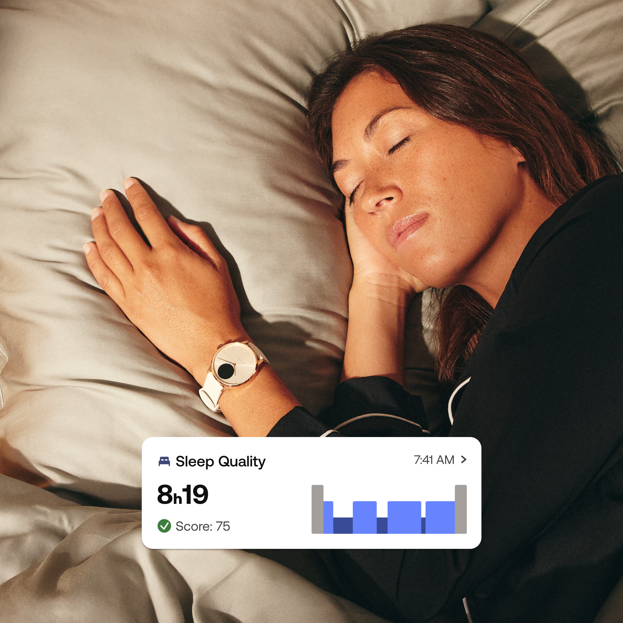 Pametni sat WITHINGS ScanWatch Light 37mm Sand-2