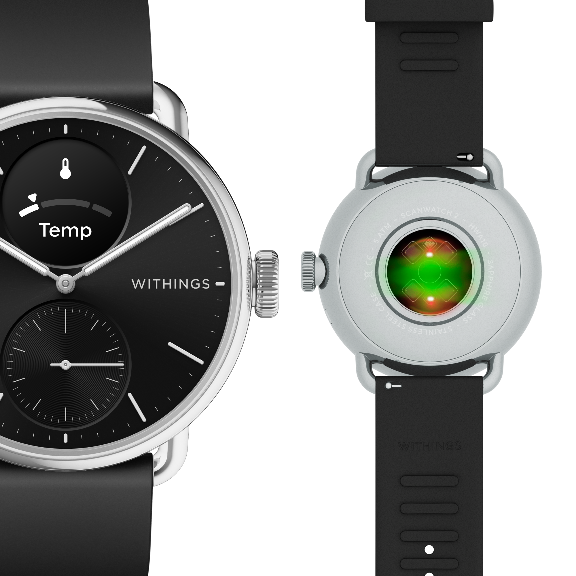 Pametni sat WITHINGS ScanWatch 2 41mm crni-6
