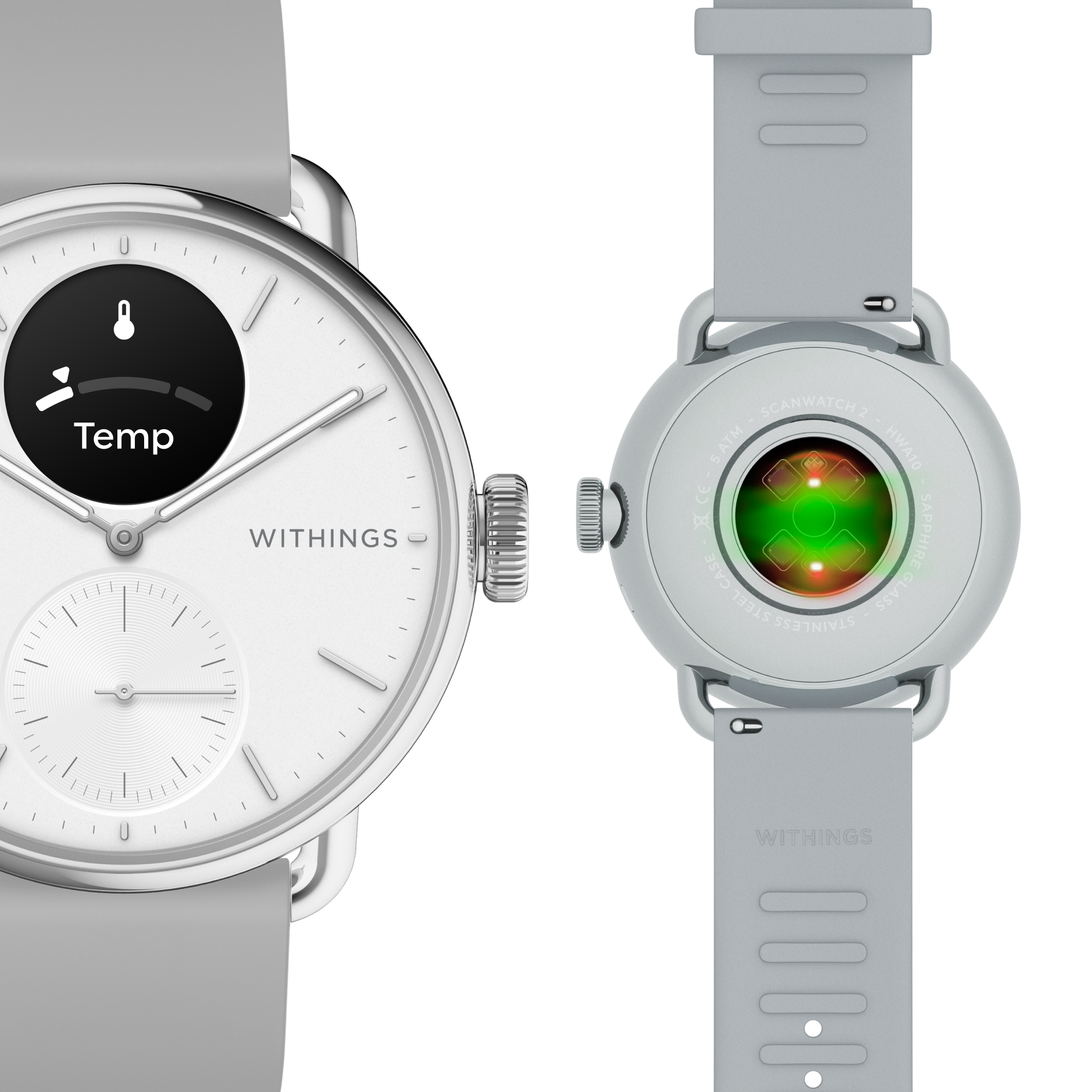 Pametni sat WITHINGS ScanWatch 2 41mm bijeli-1