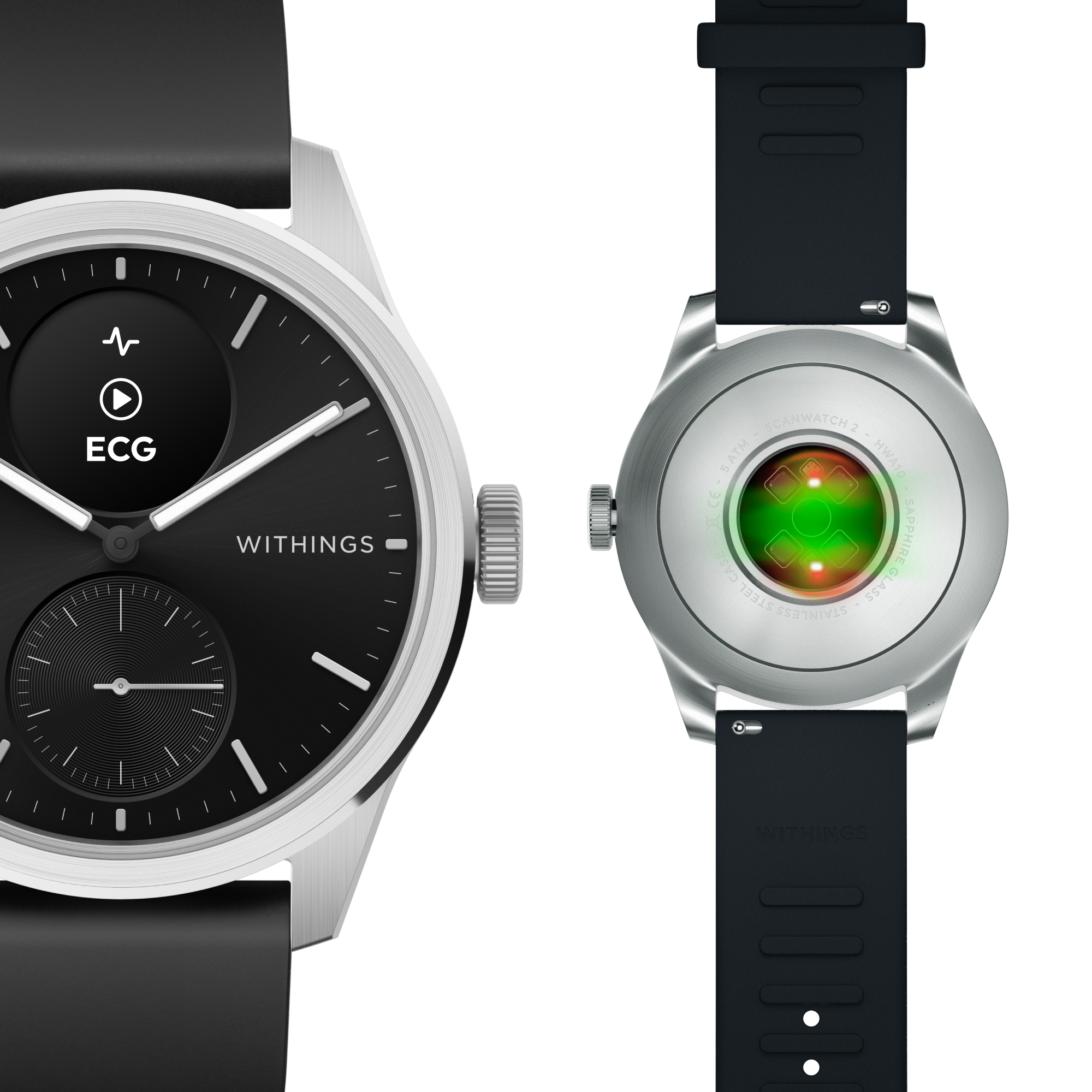 Pametni sat WITHINGS ScanWatch 2 44mm crni-5