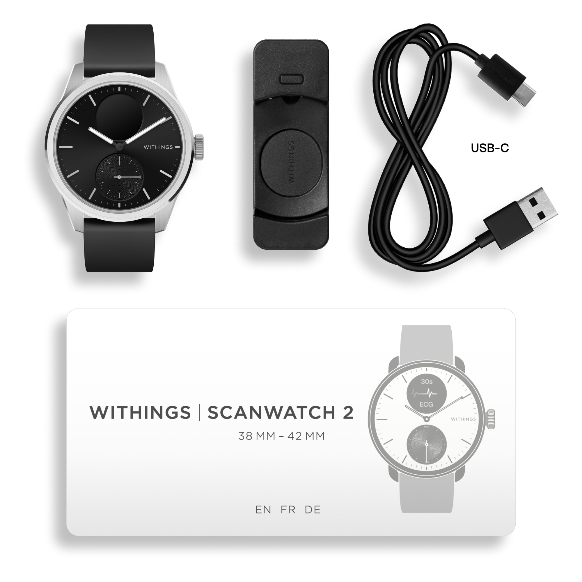 Pametni sat WITHINGS ScanWatch 2 44mm crni-1