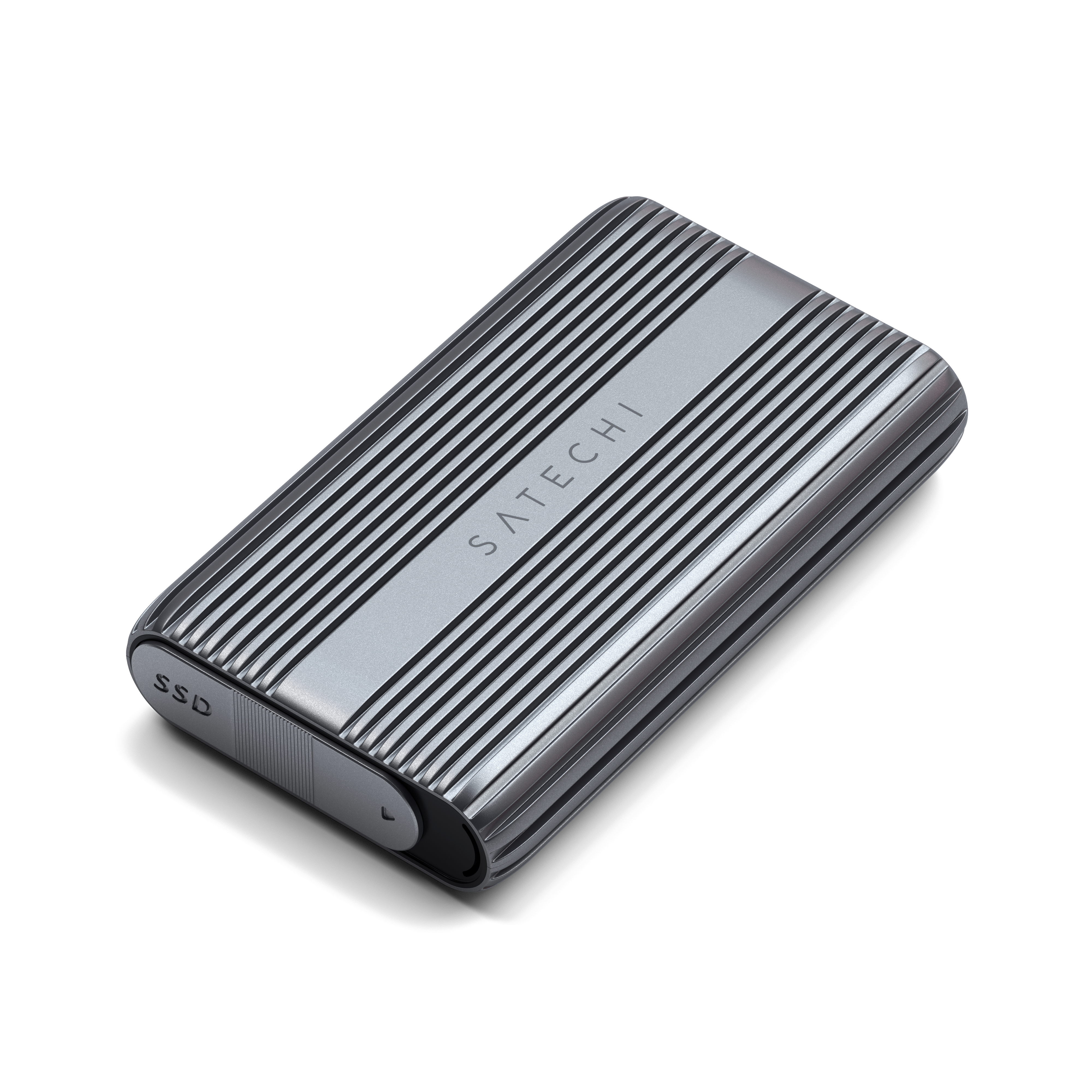 Satechi USB4 NVMe SSD Pro Enclosure (M.2 NVMe Drives 2280/2260/2242mm-16TBmax,PCI-E Gen 4x4,max bandwidth 8GB/s; reading/writing 3840MB/s ) - Grey-0