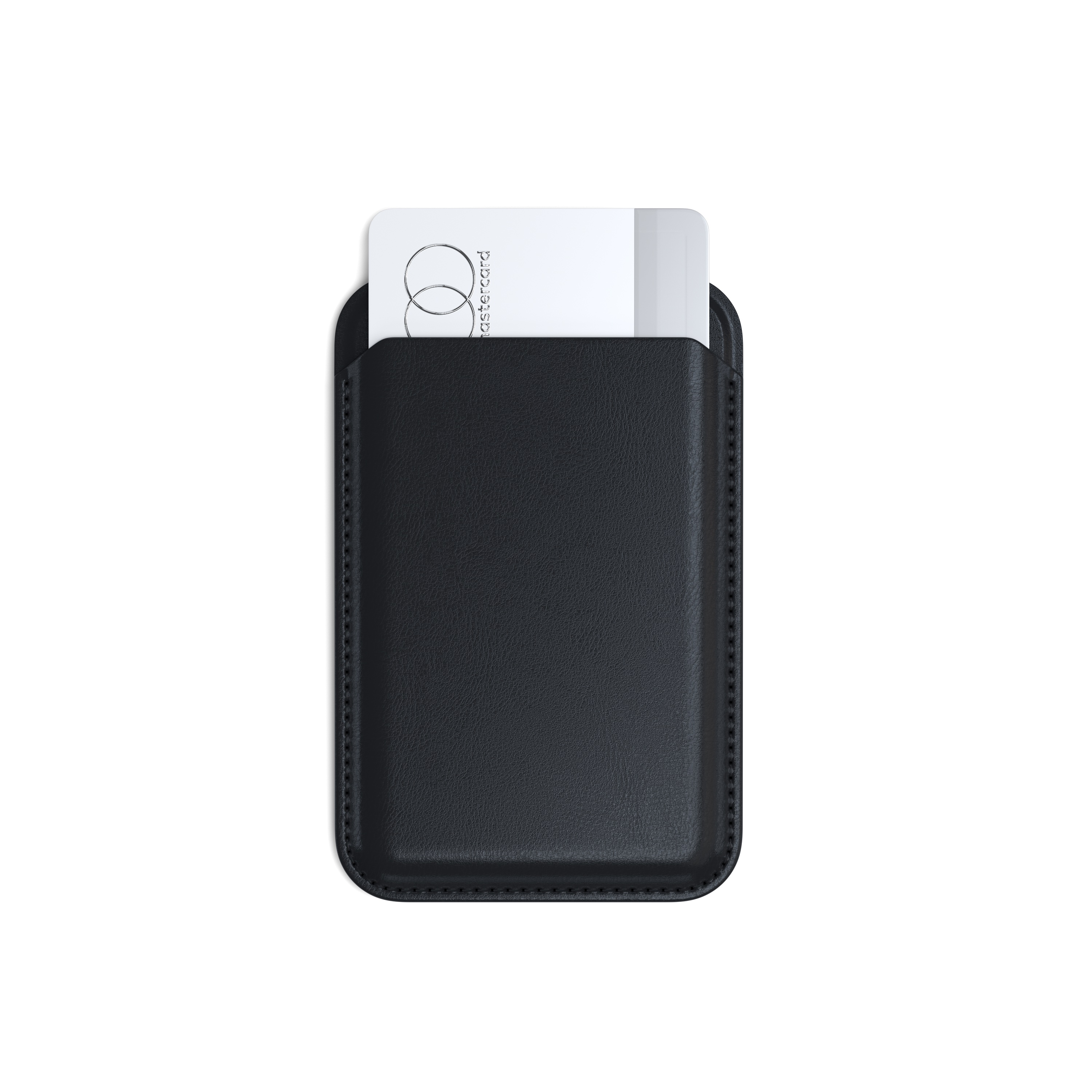 Satechi Vegan-Leather Magnetic Wallet Stand (iPhone 12/13/14/15 all models) - crna-3