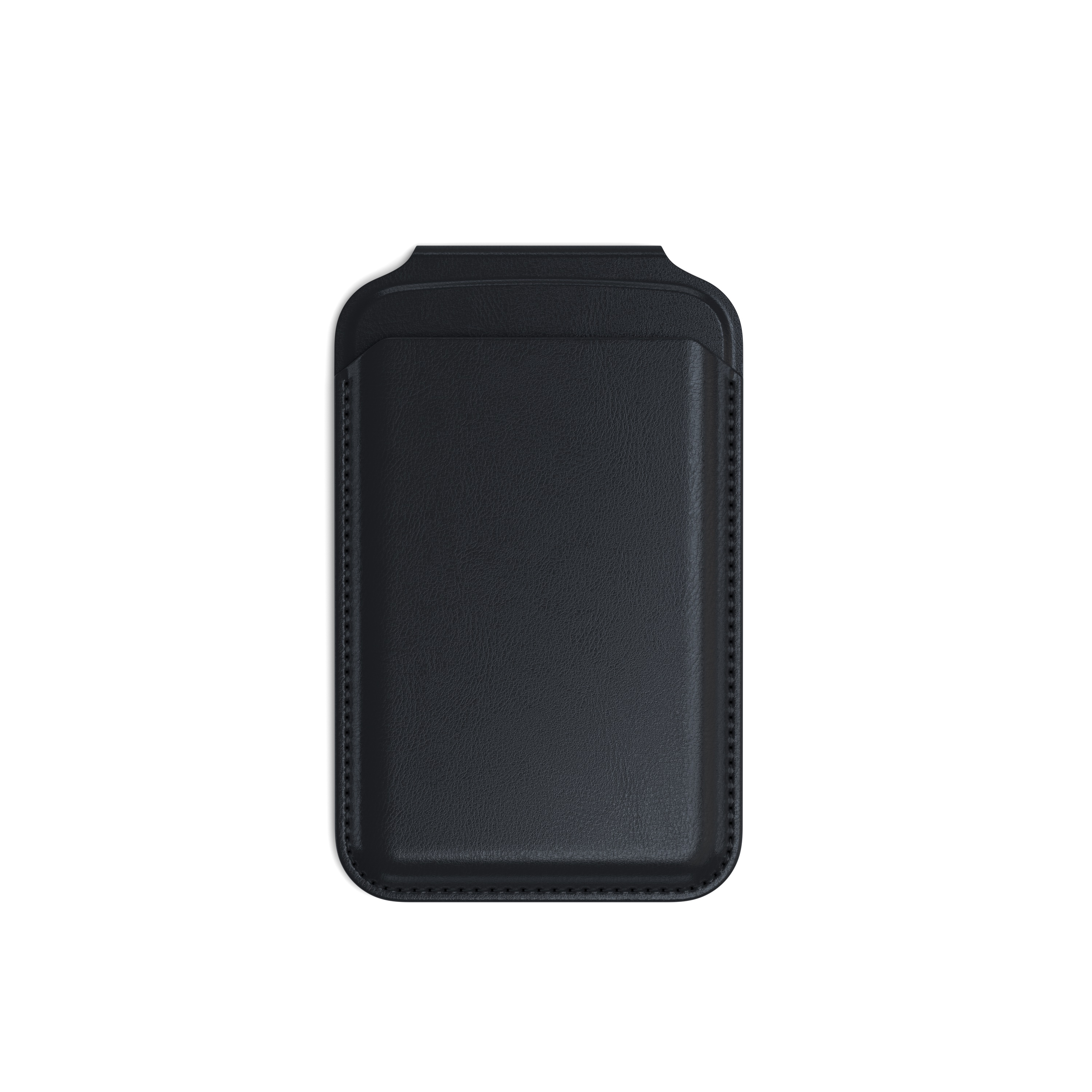 Satechi Vegan-Leather Magnetic Wallet Stand (iPhone 12/13/14/15 all models) - crna-5