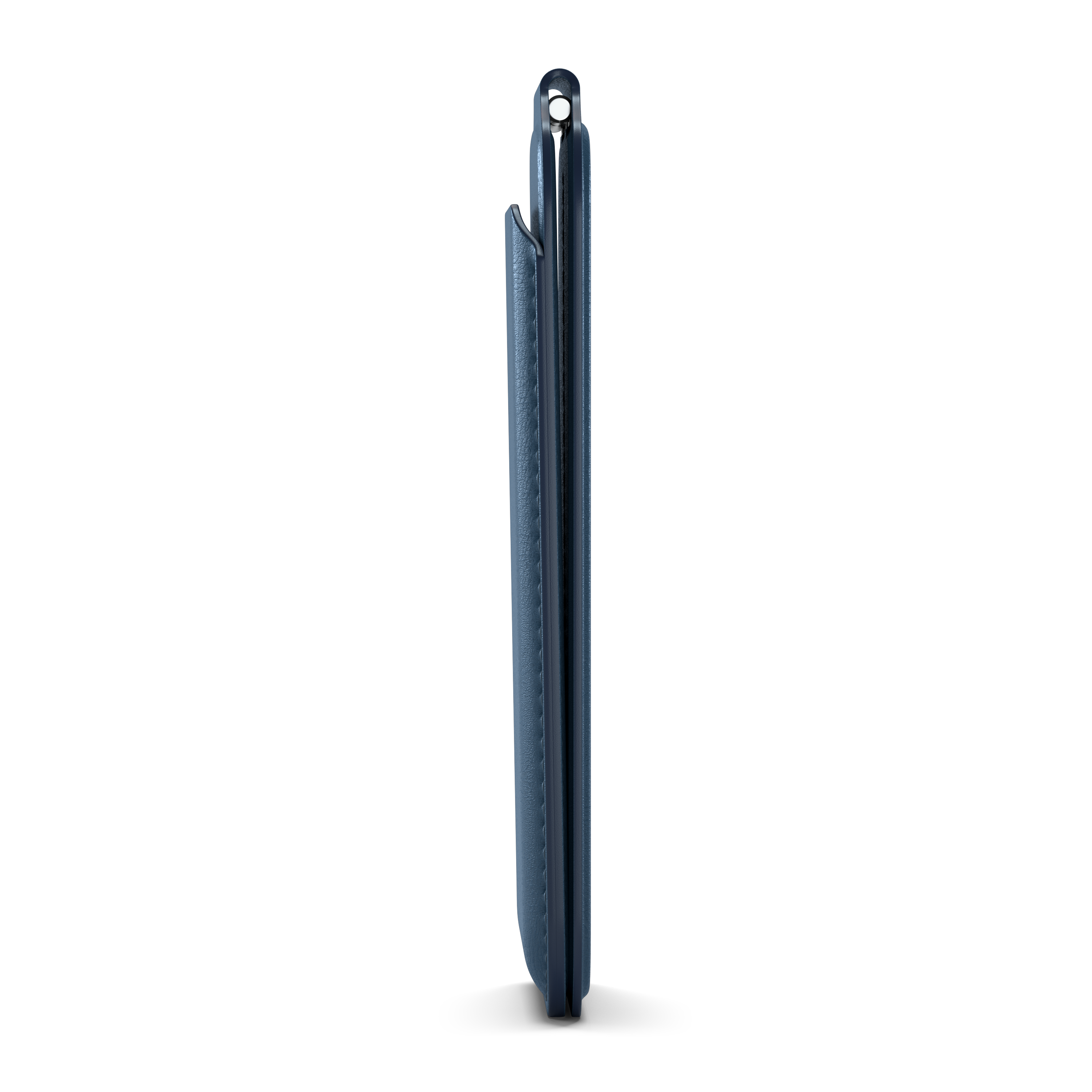 Satechi Vegan-Leather Magnetic Wallet Stand (iPhone 12/13/14/15 all models) - Dark Blue-3