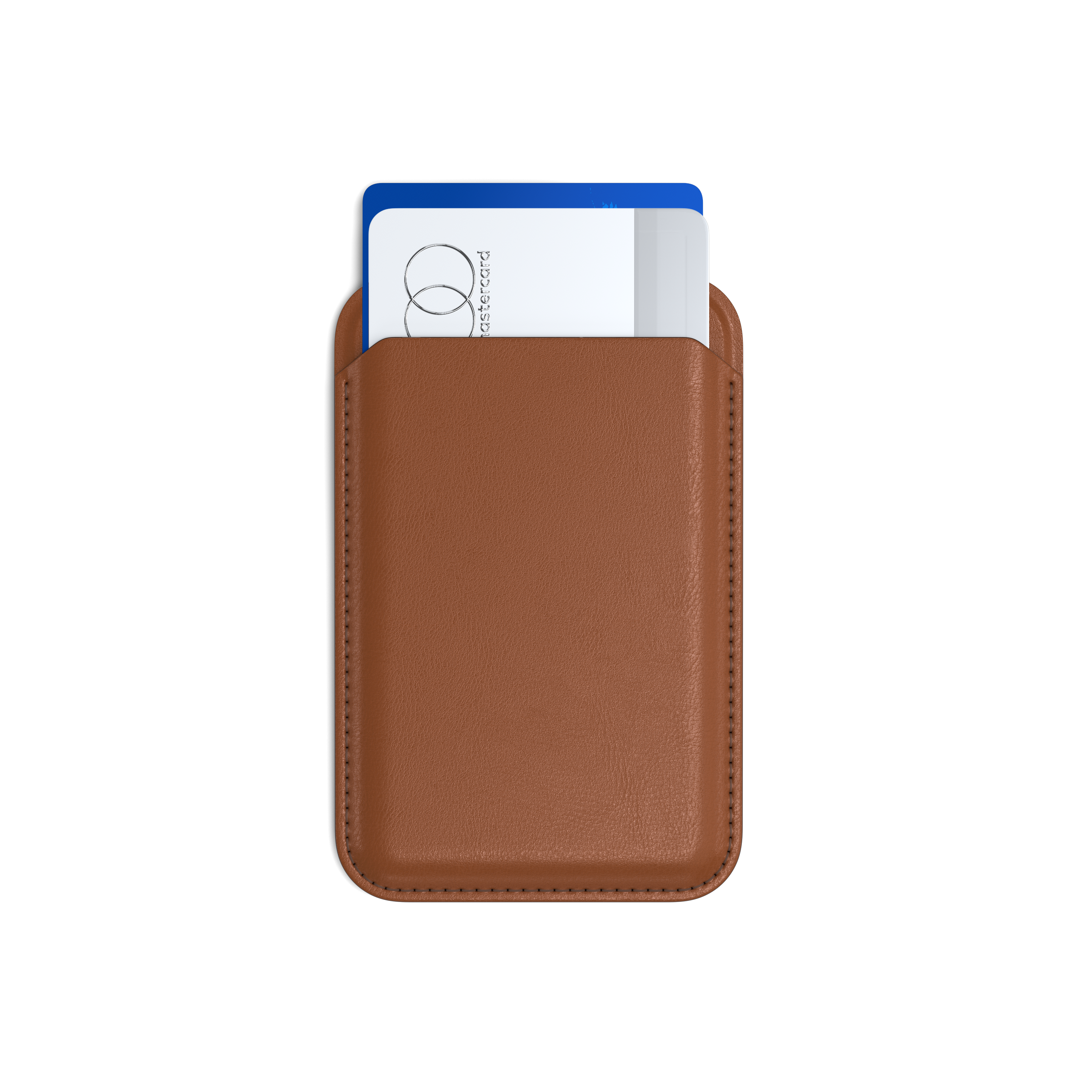 SATECHI Vegan-Leather Magnetic Wallet Stand (za sve modele iPhone 12/13/14/15) - smeđa-1