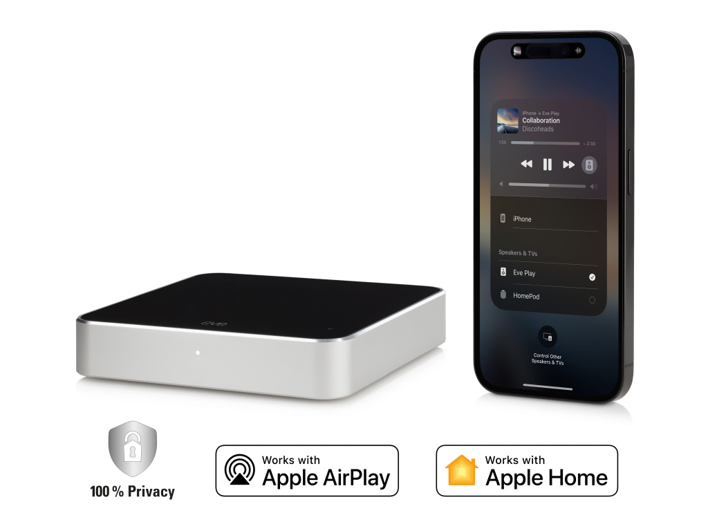 Audio streaming sučelje EVE Play (AirPlay 2, Wi-Fi, Ethernet, DAC 112 dB, crno-srebrna boja)-8