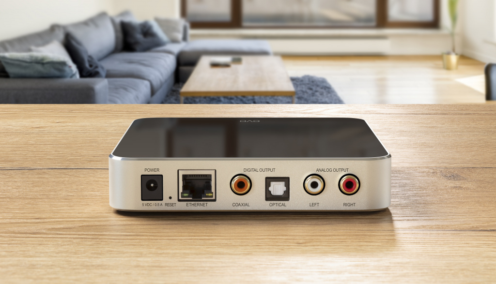 Audio streaming sučelje EVE Play (AirPlay 2, Wi-Fi, Ethernet, DAC 112 dB, crno-srebrna boja)-4