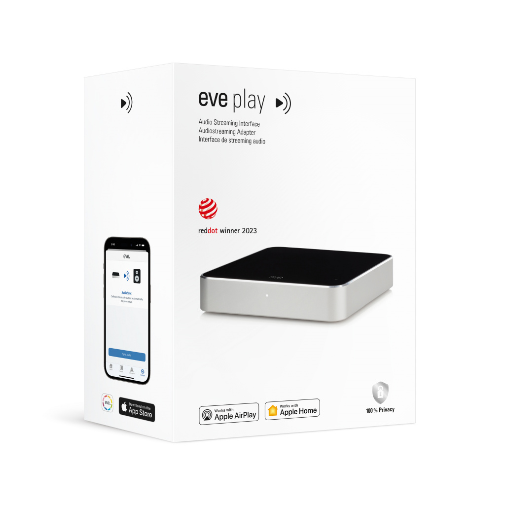 Audio streaming sučelje EVE Play (AirPlay 2, Wi-Fi, Ethernet, DAC 112 dB, crno-srebrna boja)-5