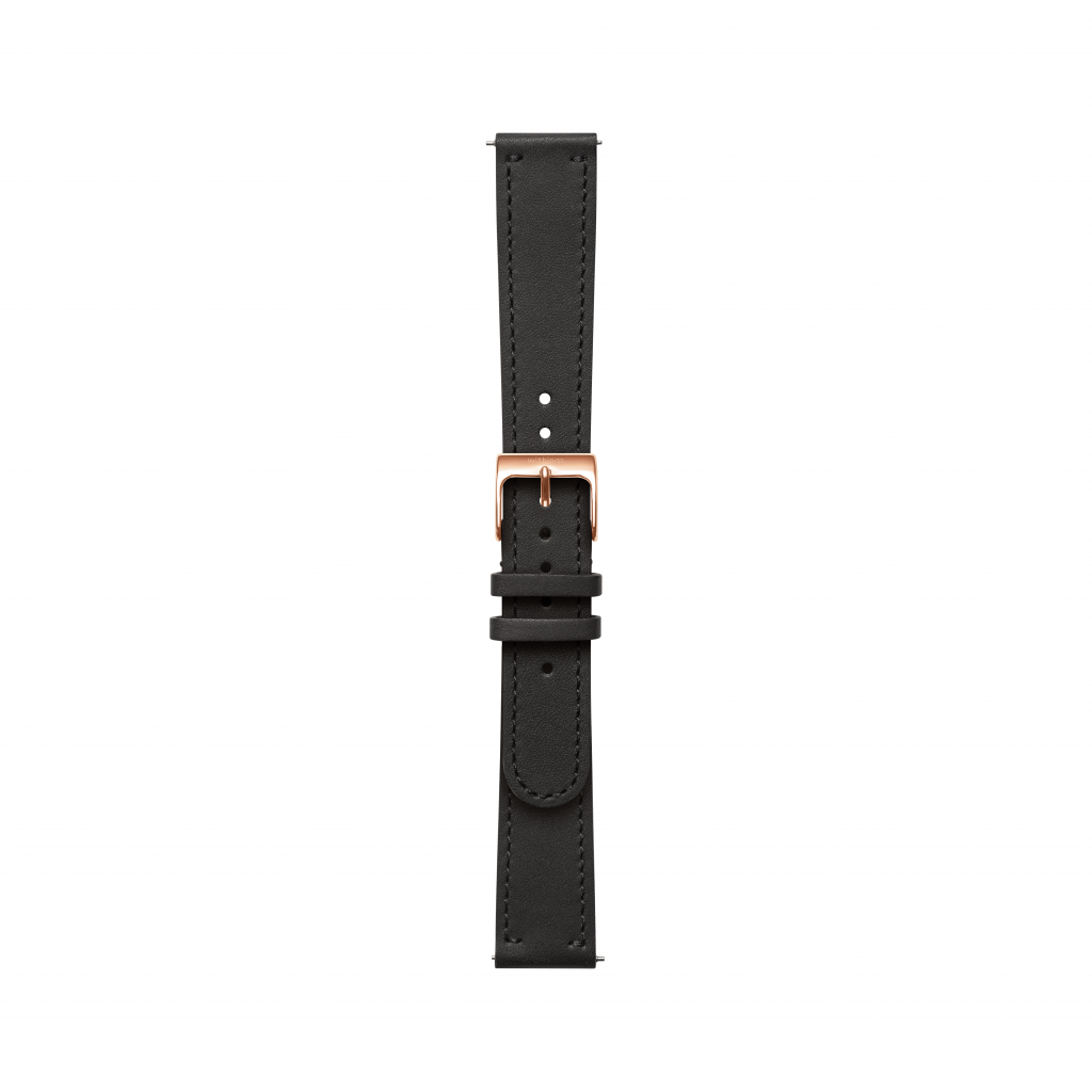 Kožni remen za pametni sat WITHINGS Leather Wristband (18 mm, koža, crna boja)-2