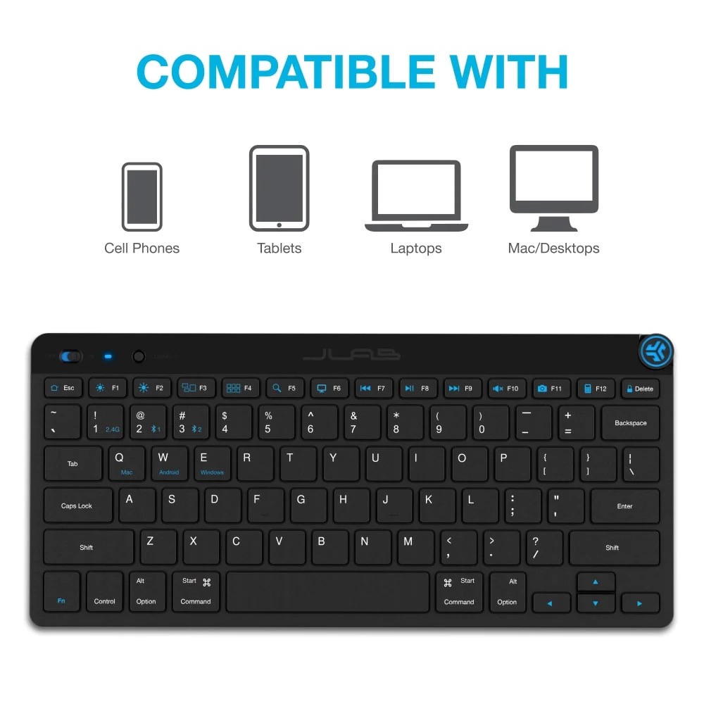 Tipkovnica JLAB Go Keyboard US - Crna-6