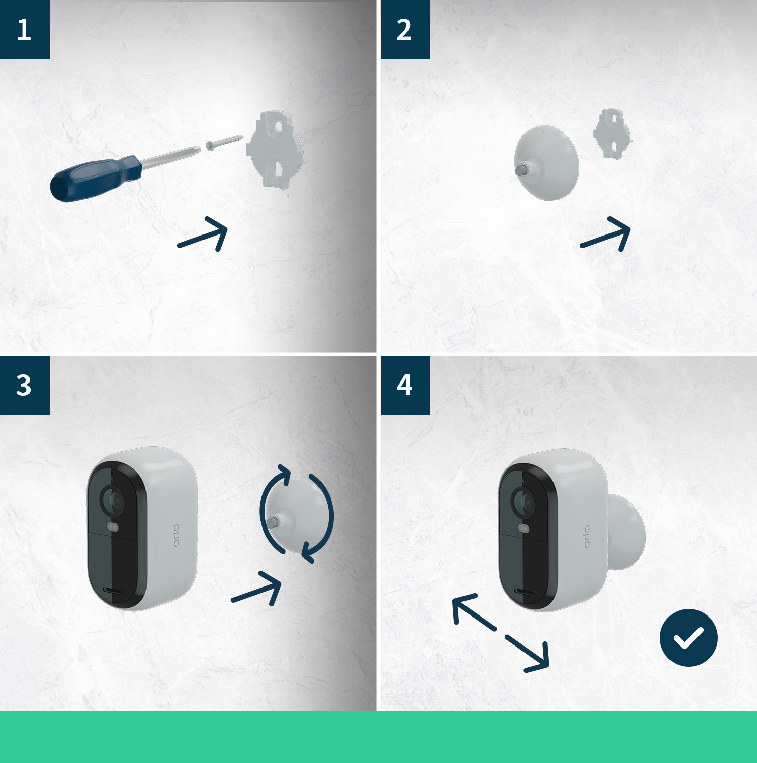 Sigurnosna kamera ARLO Essential (Gen.2) XL FHD - 2 komada - Bijela-3