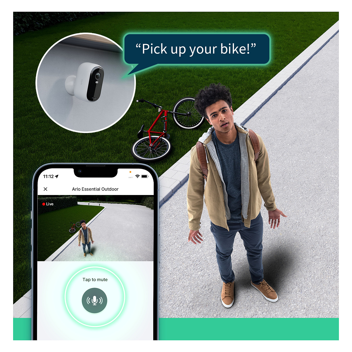 Sigurnosna kamera ARLO Essential (Gen.2) XL FHD - 2 komada - Bijela-19