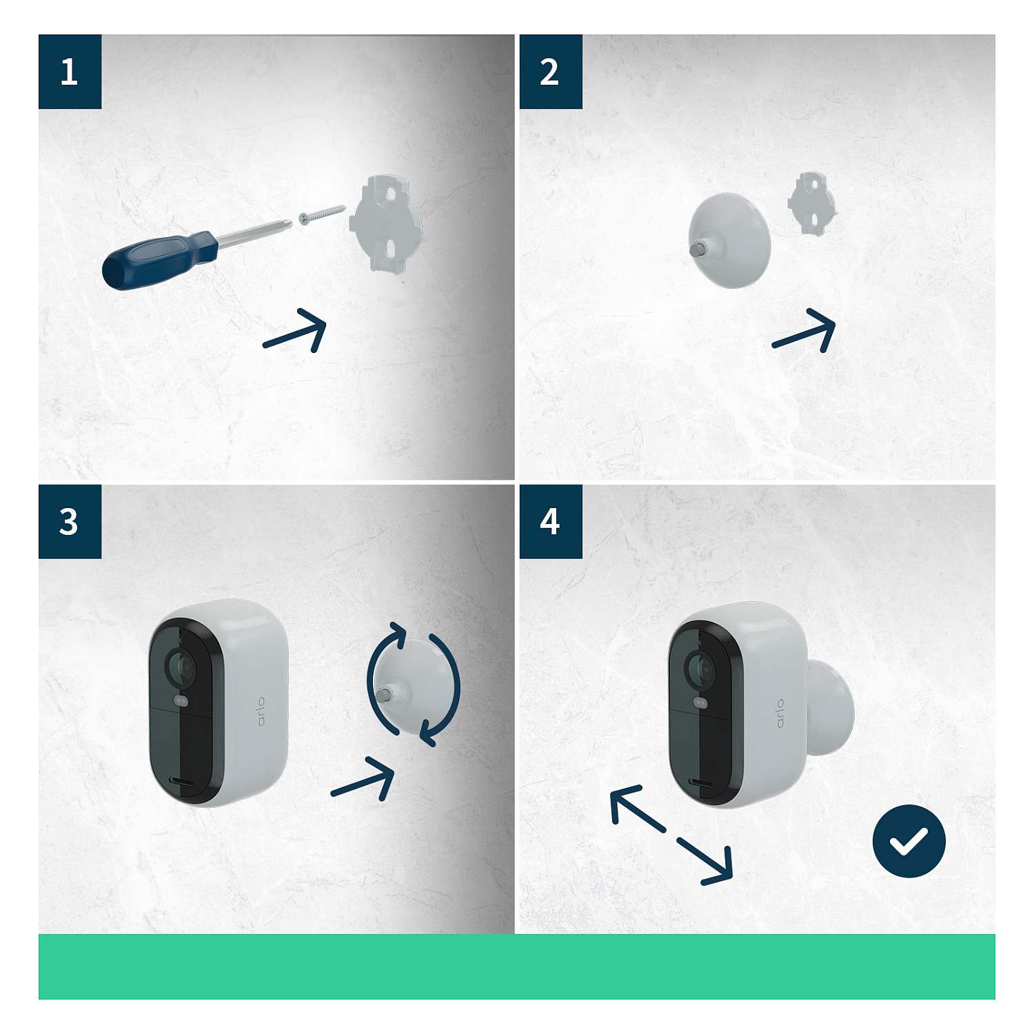 Sigurnosna kamera ARLO Essential (Gen.2) XL FHD - 2 komada - Bijela-21