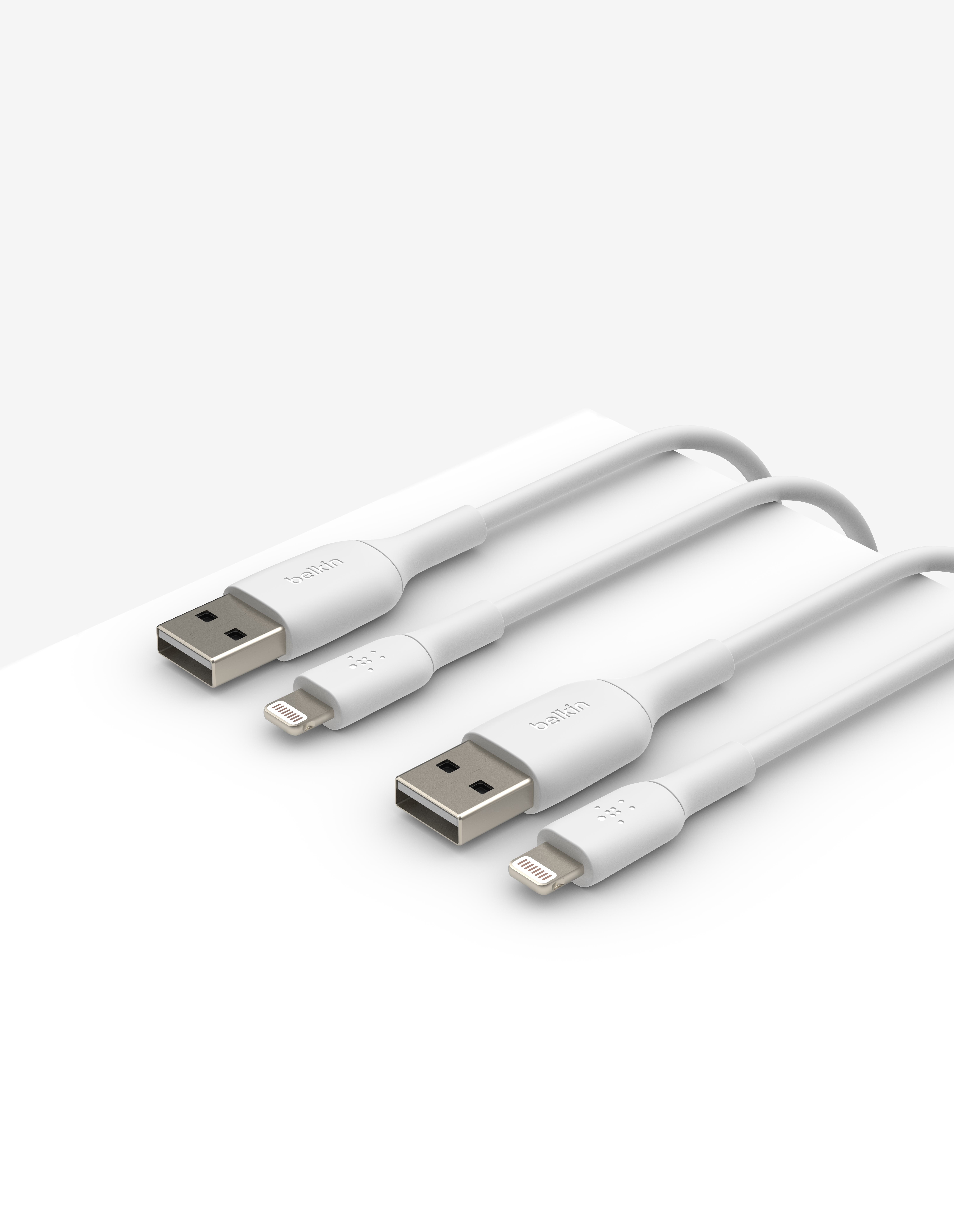 Kabel Belkin BOOST CHARGE USB-A do Lightning, PVC - 1M (2 PK) - Bijeli-3