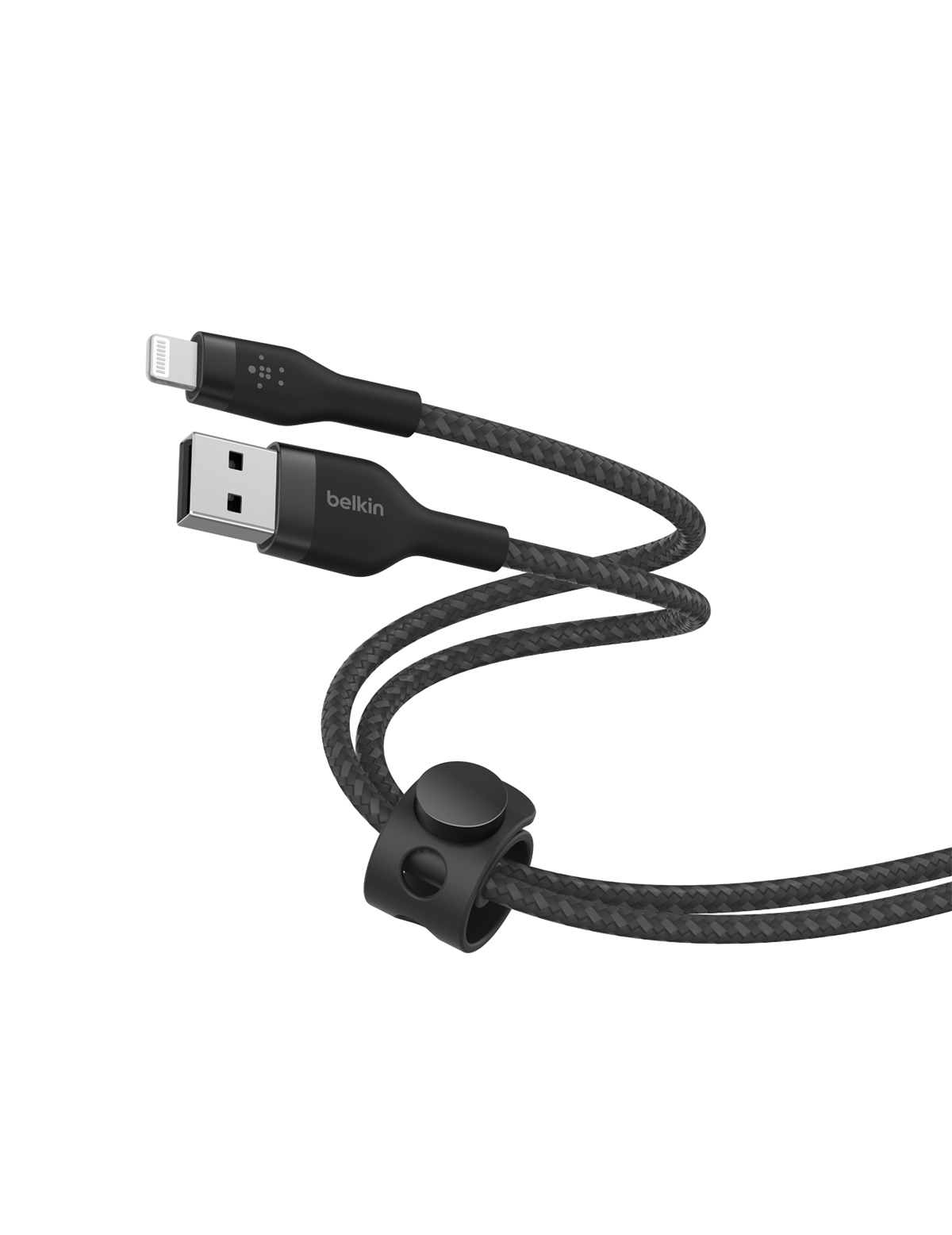 Kabel Belkin BOOST CHARGE PRO Flex USB-A do LTG, pleteni silikonski kabel - 3M - crna-6