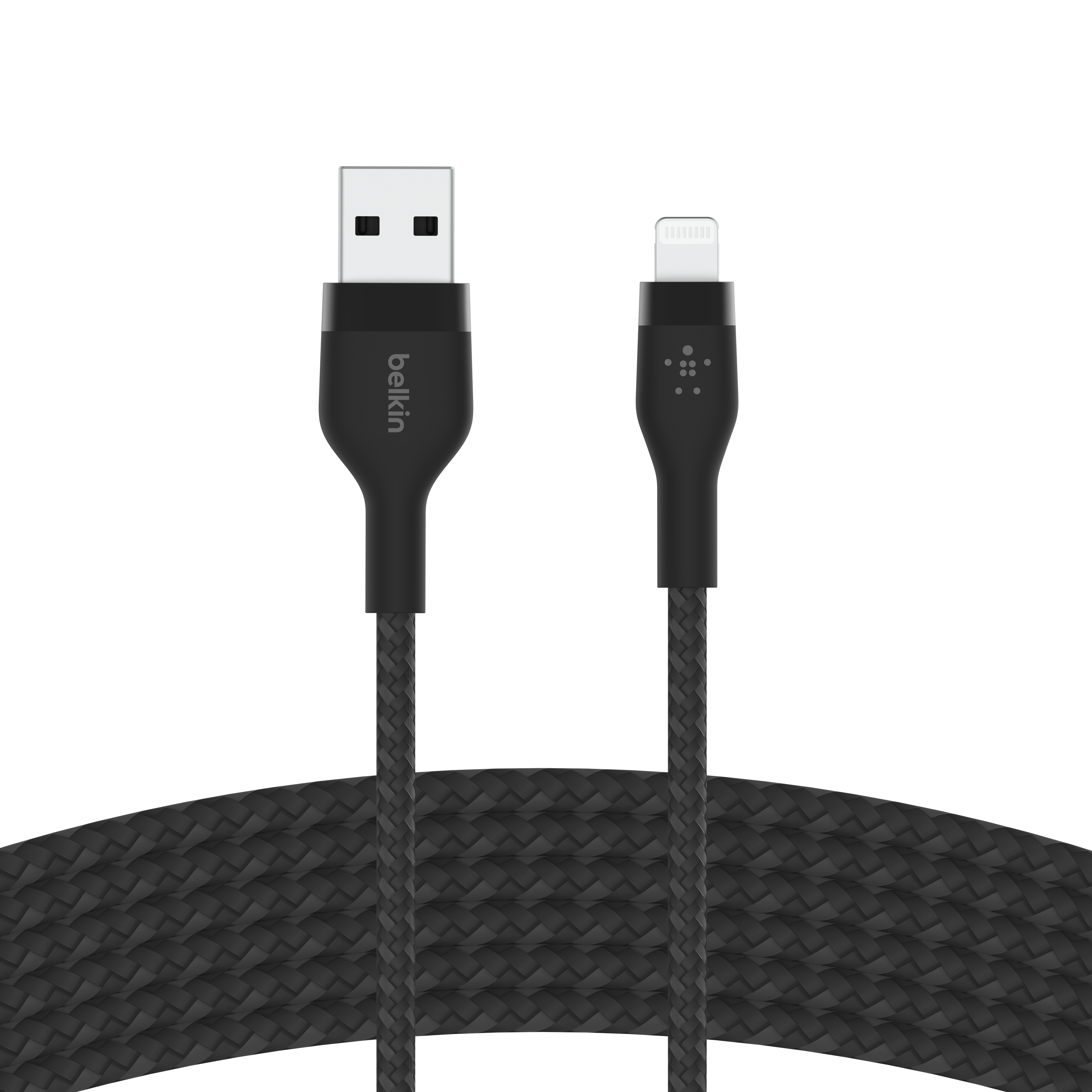 Kabel Belkin BOOST CHARGE PRO Flex USB-A do LTG, pleteni silikonski kabel - 3M - crna-4