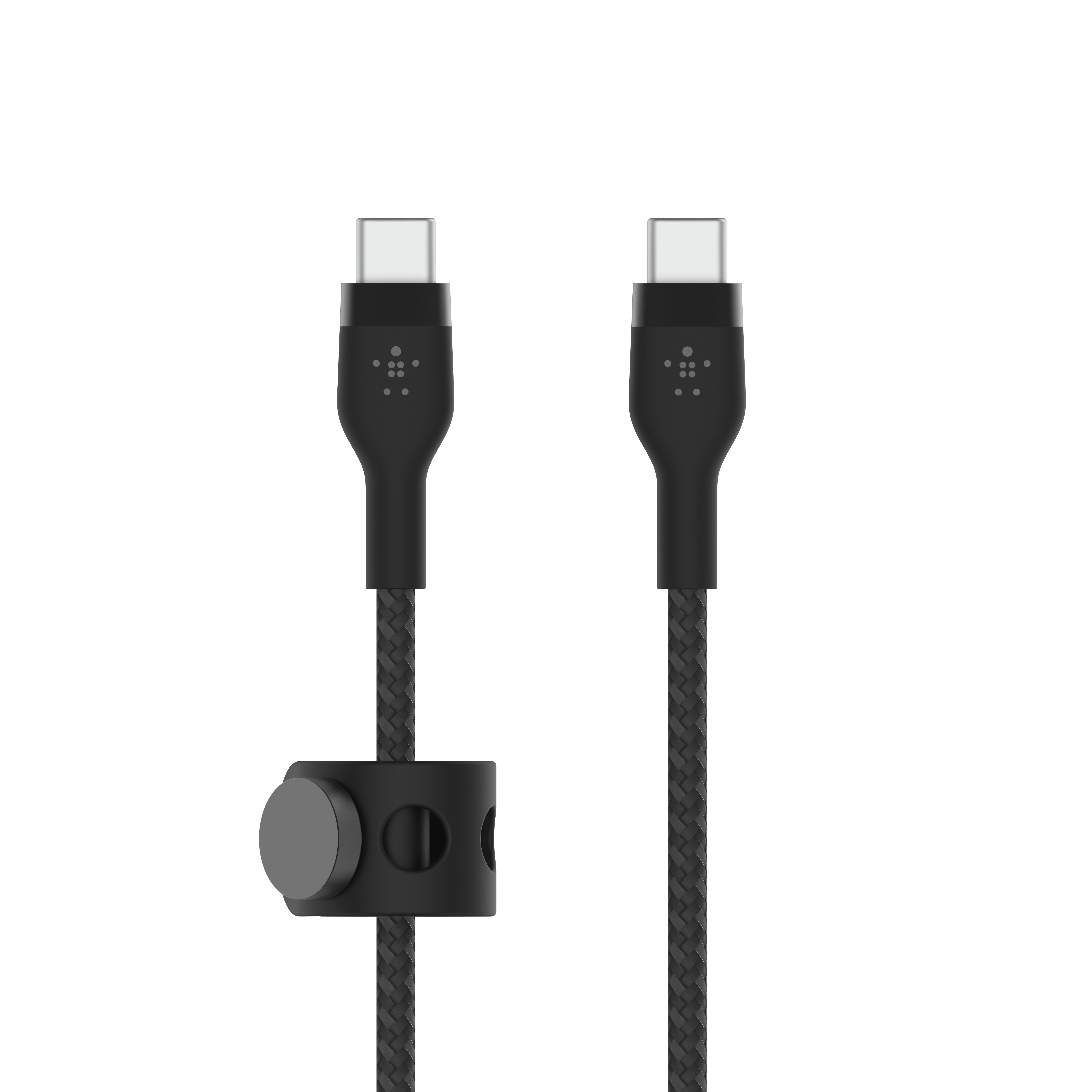 Belkin BOOST CHARGE PRO Flex USB-C to USB-C 2.0, Braided Silicone Cable - 2M - crna-3