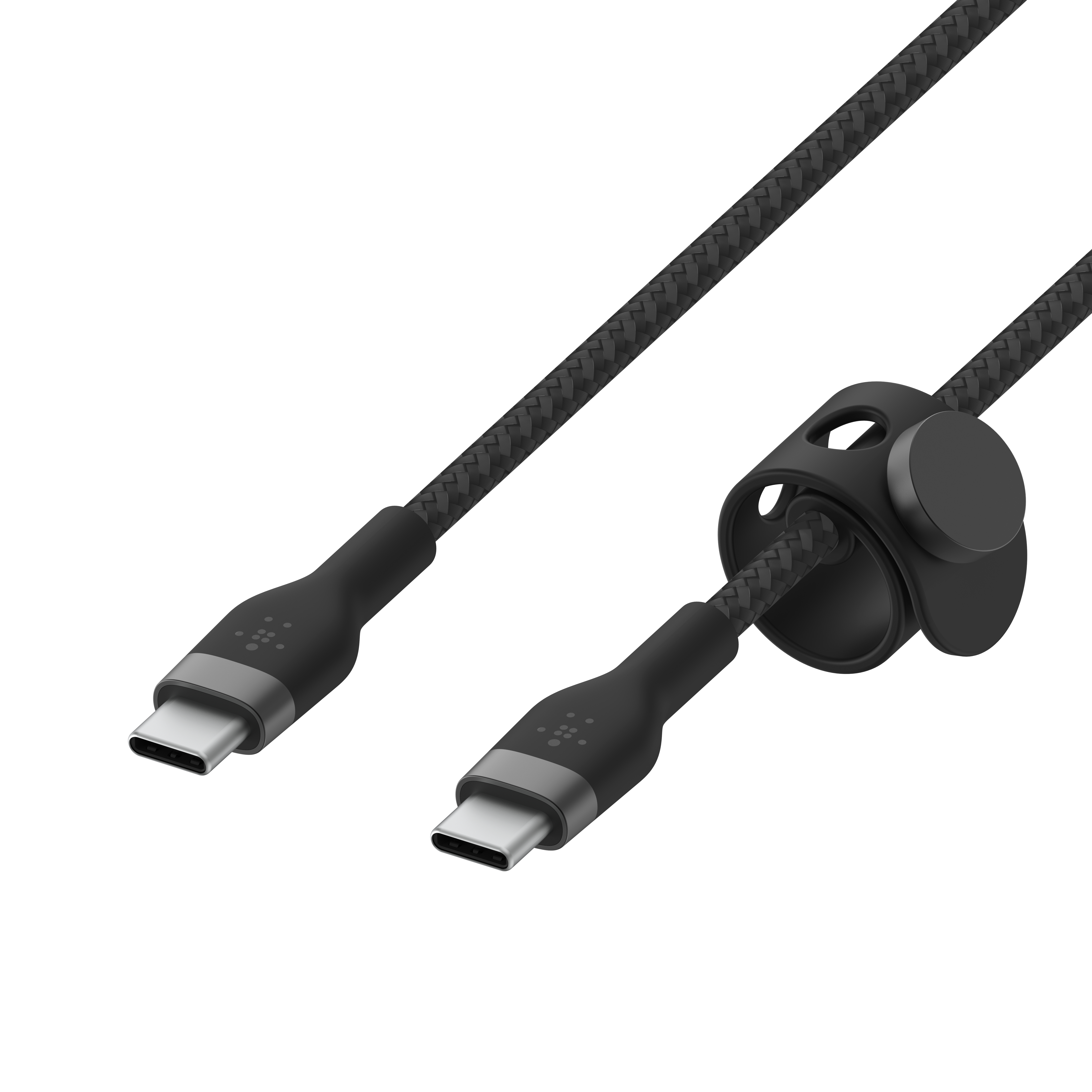 Belkin BOOST CHARGE PRO Flex USB-C to USB-C 2.0, Braided Silicone Cable - 2M - crna-2