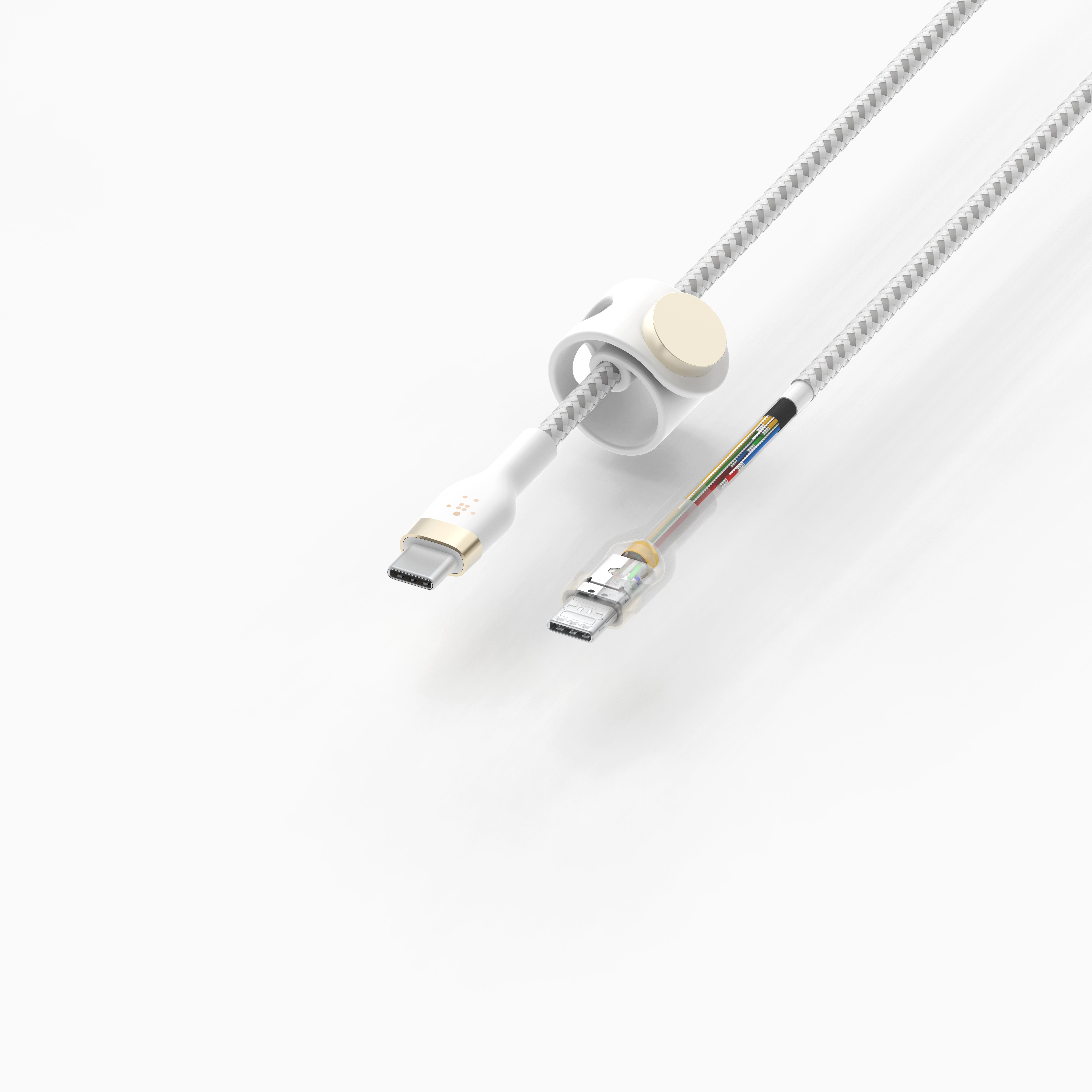 Kabel BELKIN BOOST CHARGE PRO Flex USB-C to USB-C 2.0 (3m, bijeli)-5