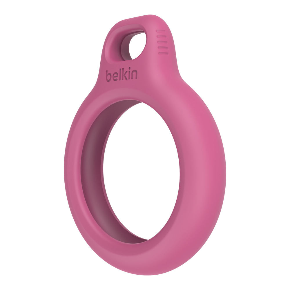 Belkin Secure Holder w Keyring - Airtag - Pink-5