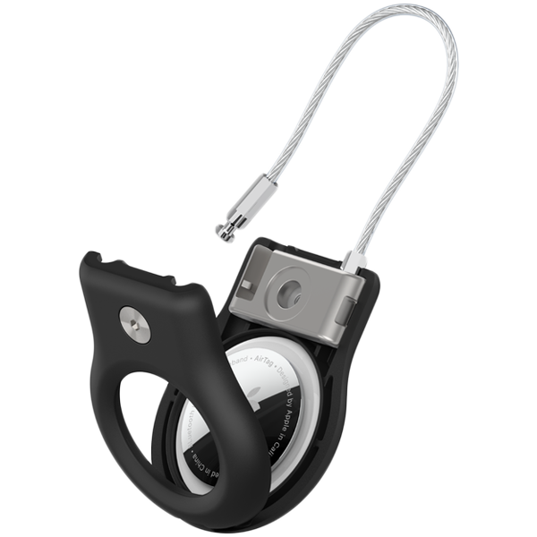 Belkin Secure Holder w Wire Cable - Airtag - Black-9