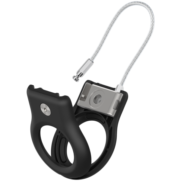 Belkin Secure Holder w Wire Cable - Airtag - Black-10