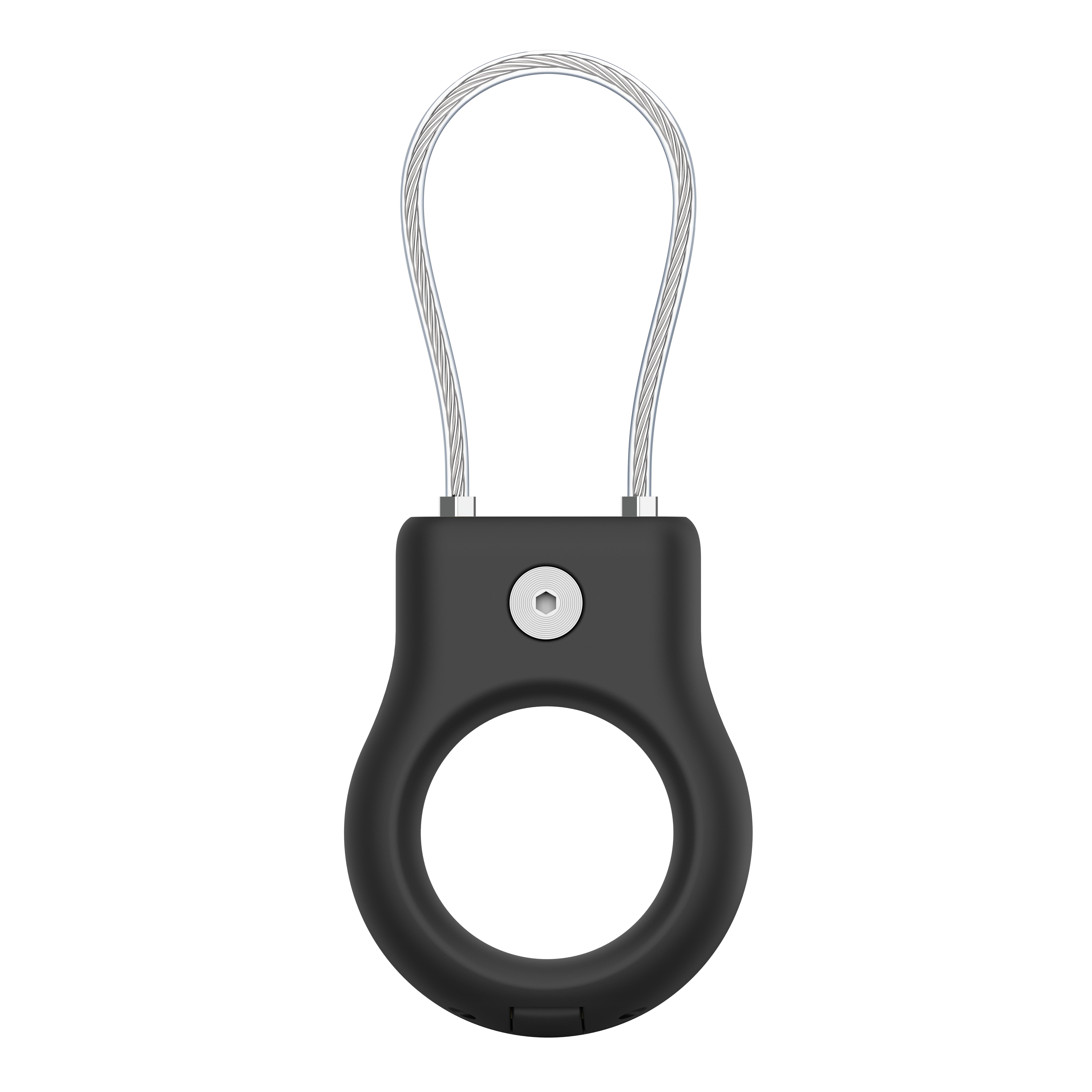 Belkin Secure Holder w Wire Cable - Airtag - Black-3