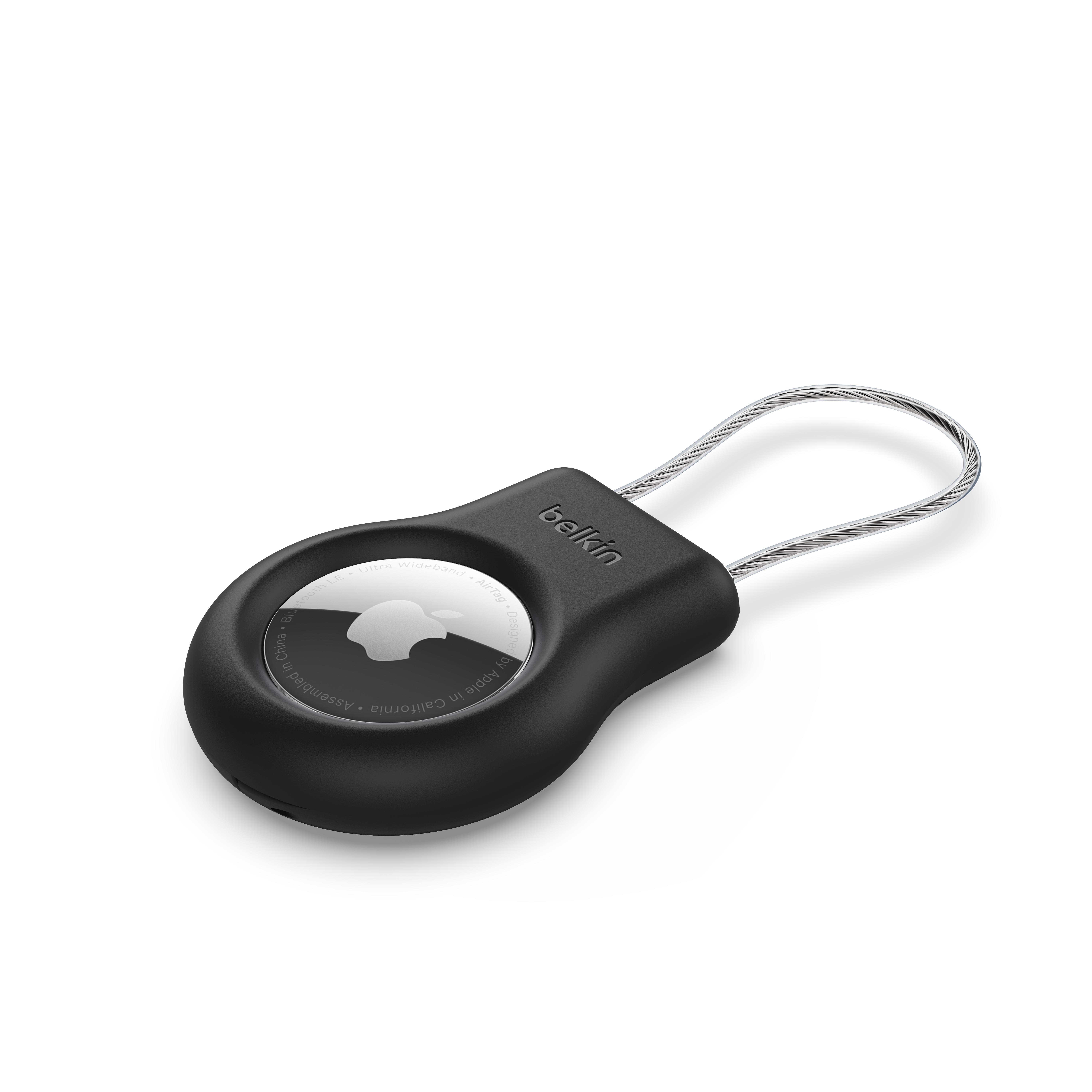 Belkin Secure Holder w Wire Cable - Airtag - Black-6