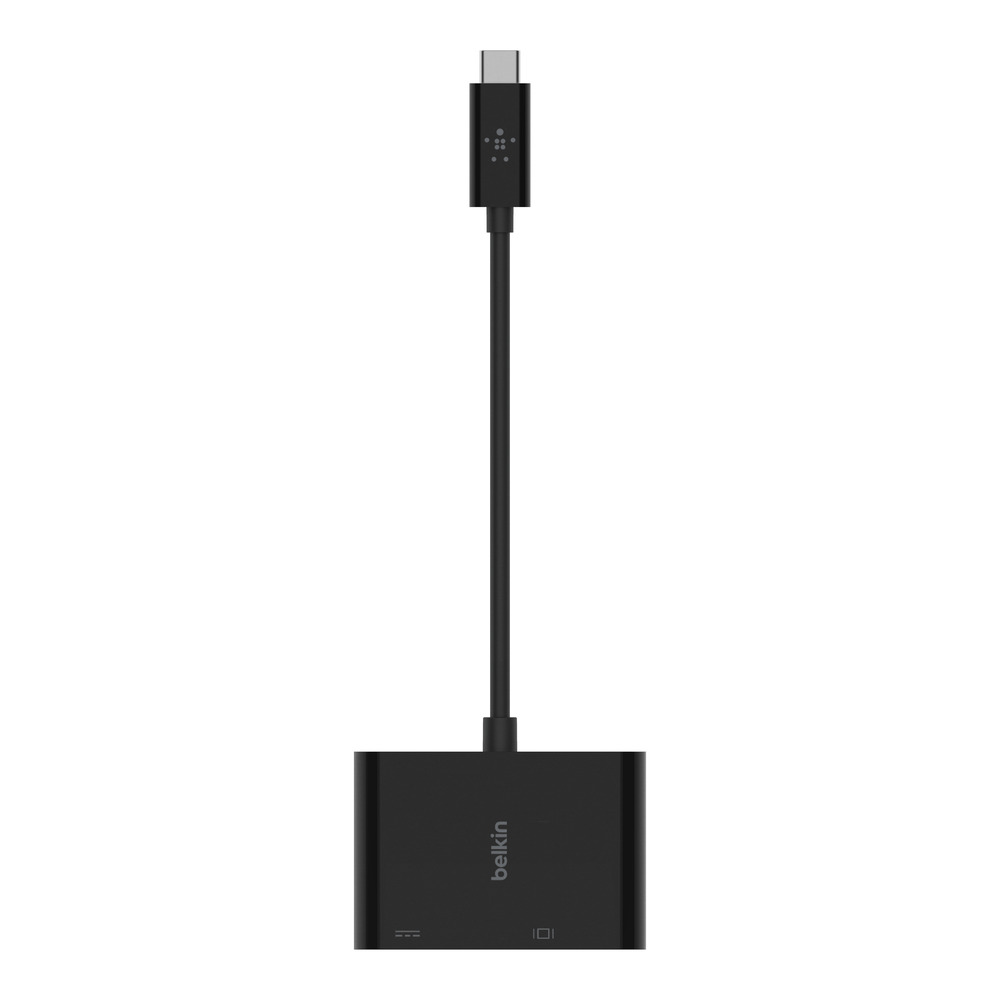 Adapter Belkin USB-C na VGA + Punjač (60W PD) - crna-5