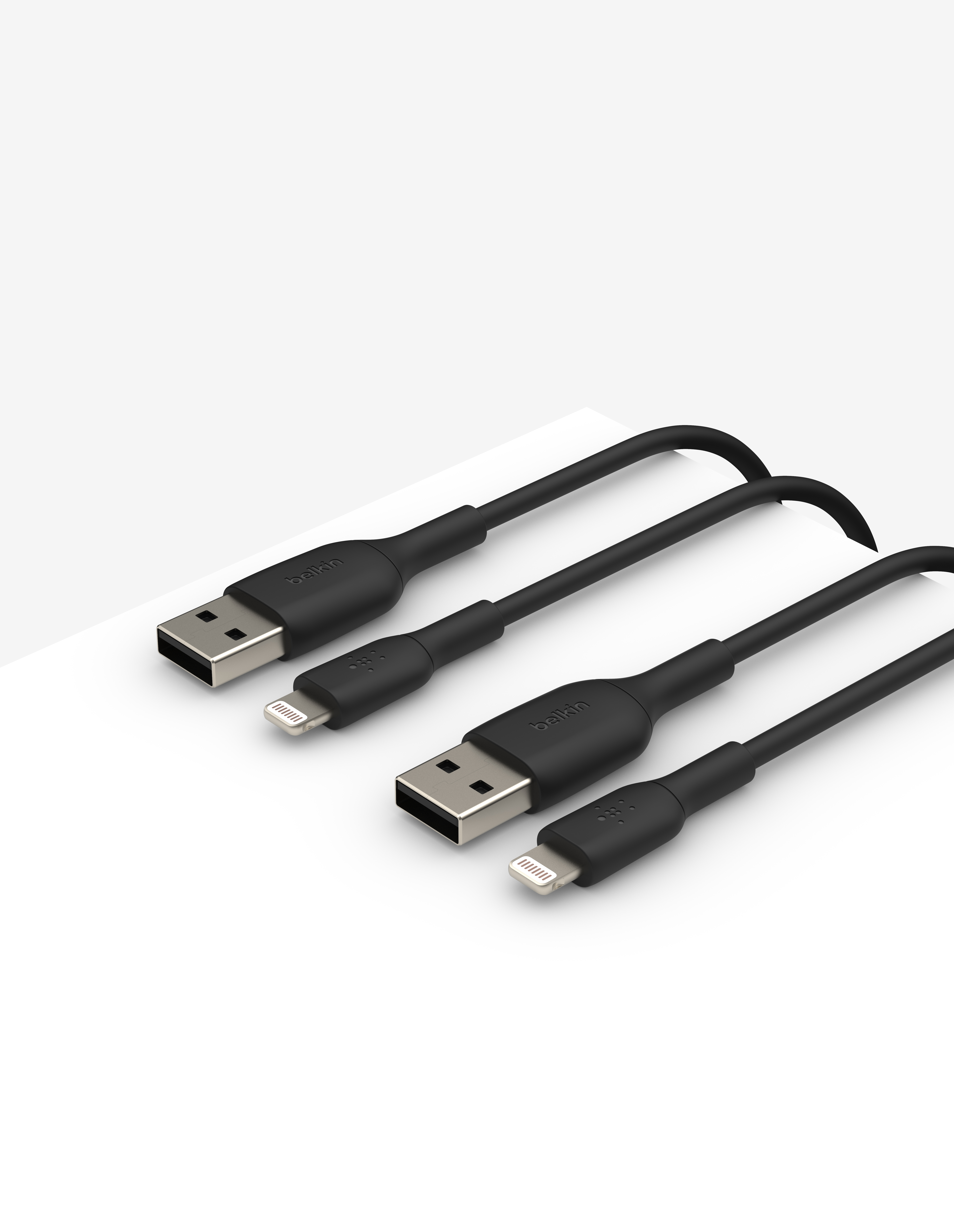 Kabel Belkin BOOST CHARGE USB-A do Lightning, PVC - 1M (2 PK) - crna-3