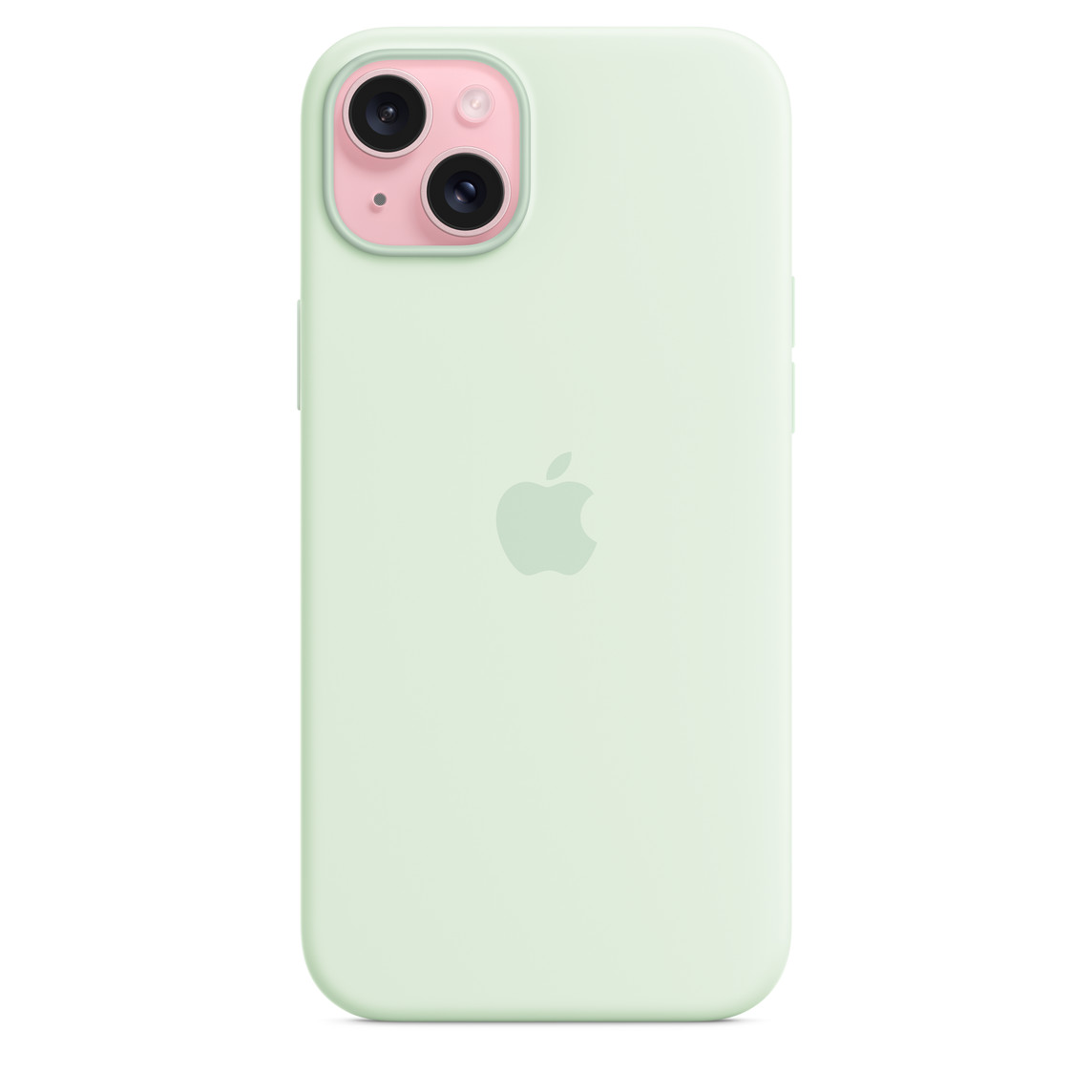 Silikonska maska APPLE za iPhone 15 Plus s MagSafe (Soft Mint) - MT0Y3ZM/A-1