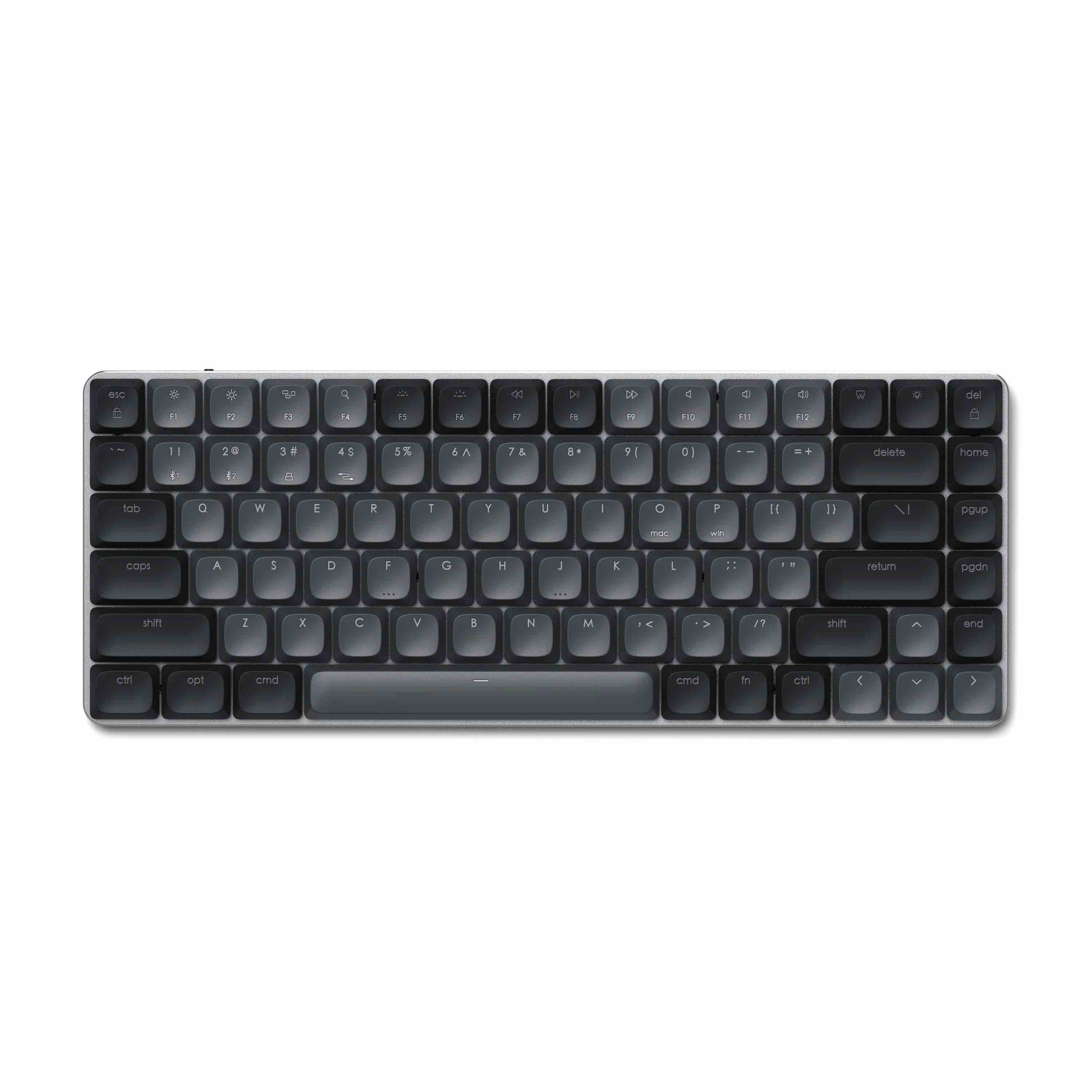 Satechi SM1 Slim Mechanical Backlit Bluetooth Keyboard (Windows Keycaps - Windows, Left Alt, Right Alt 2.4GHz USB Receiver) - Black-2