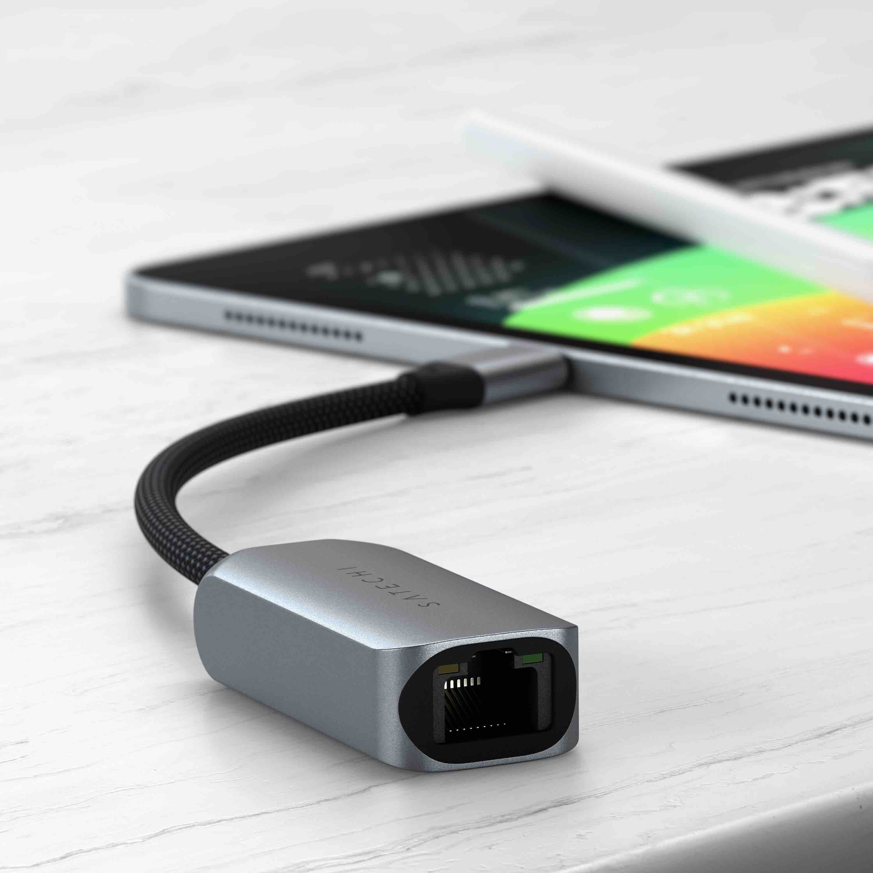 Satechi USB-C 2.5 Gigabit Ethernet Adapter - Space Grey-4