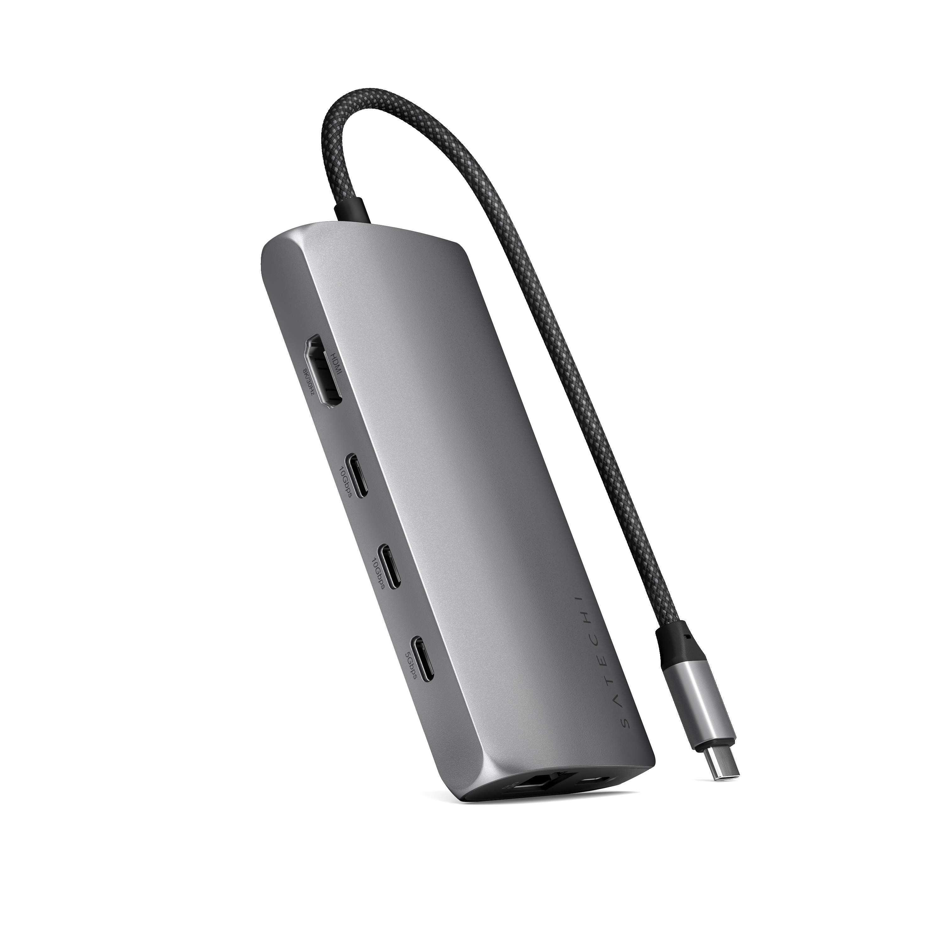 USB-C MultiPort Adapter - SATECHI V3 8K s Ethernetom - Space Gray-0