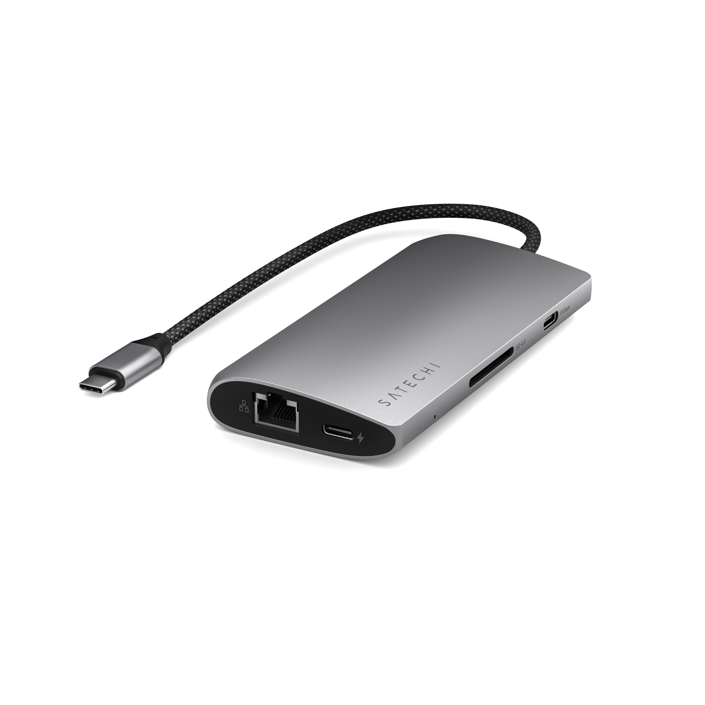USB-C MultiPort Adapter - SATECHI V3 8K s Ethernetom - Space Gray-3