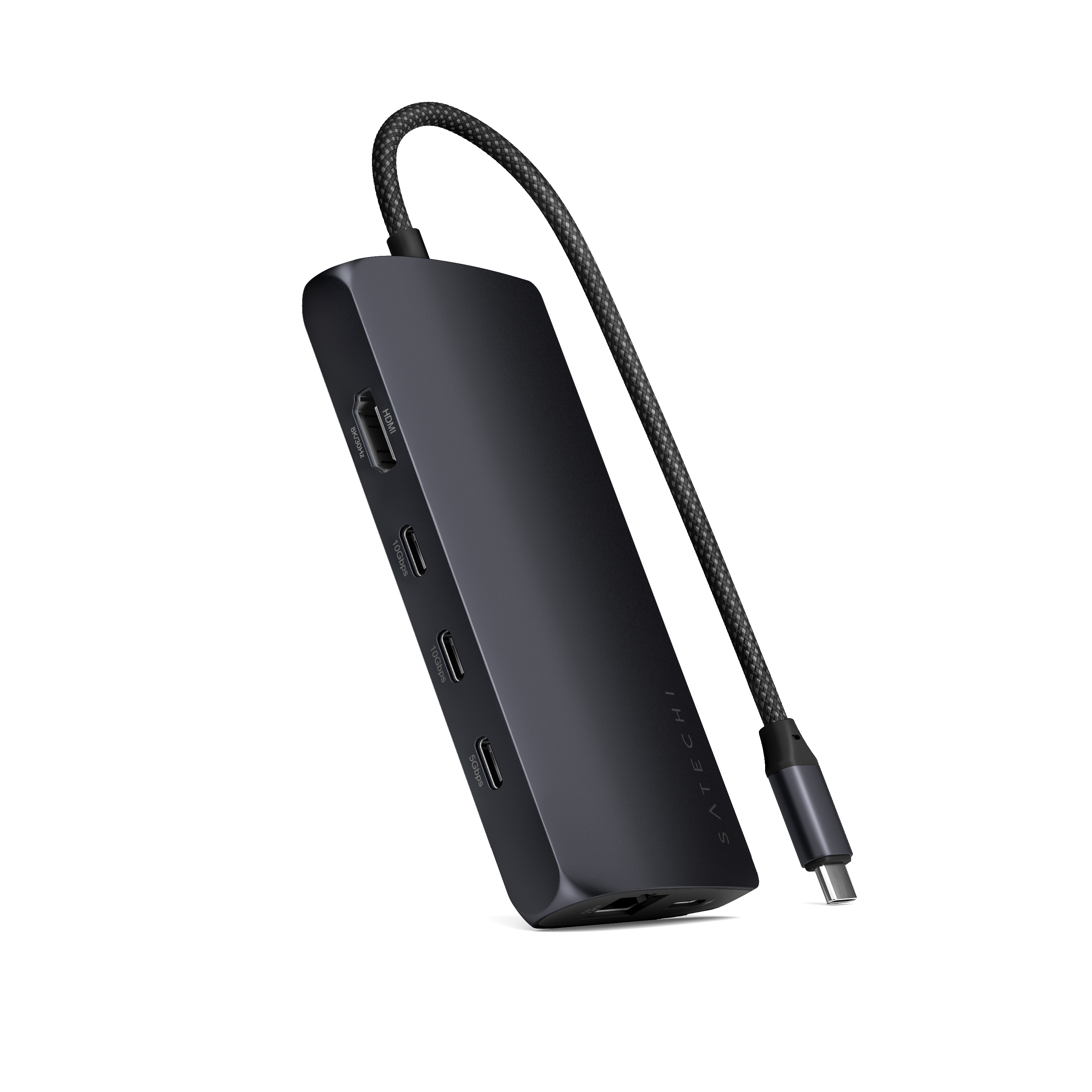 USB-C MultiPort Adapter - SATECHI - 8K s Ethernetom V3 - Midnight-0