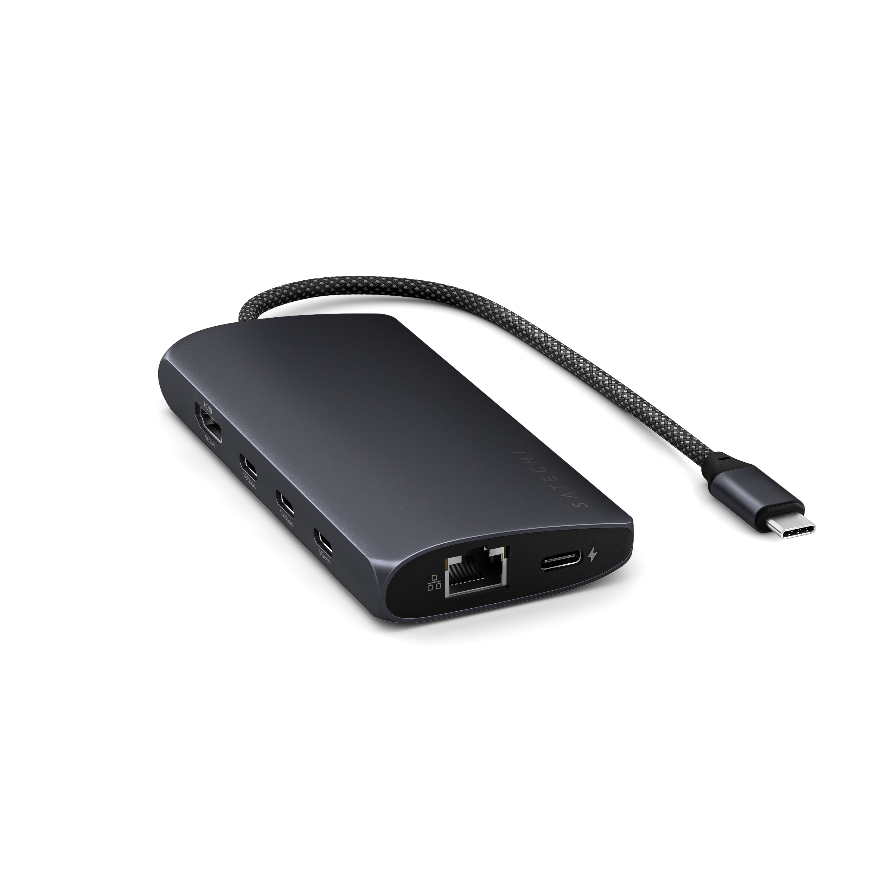 USB-C MultiPort Adapter - SATECHI - 8K s Ethernetom V3 - Midnight-7