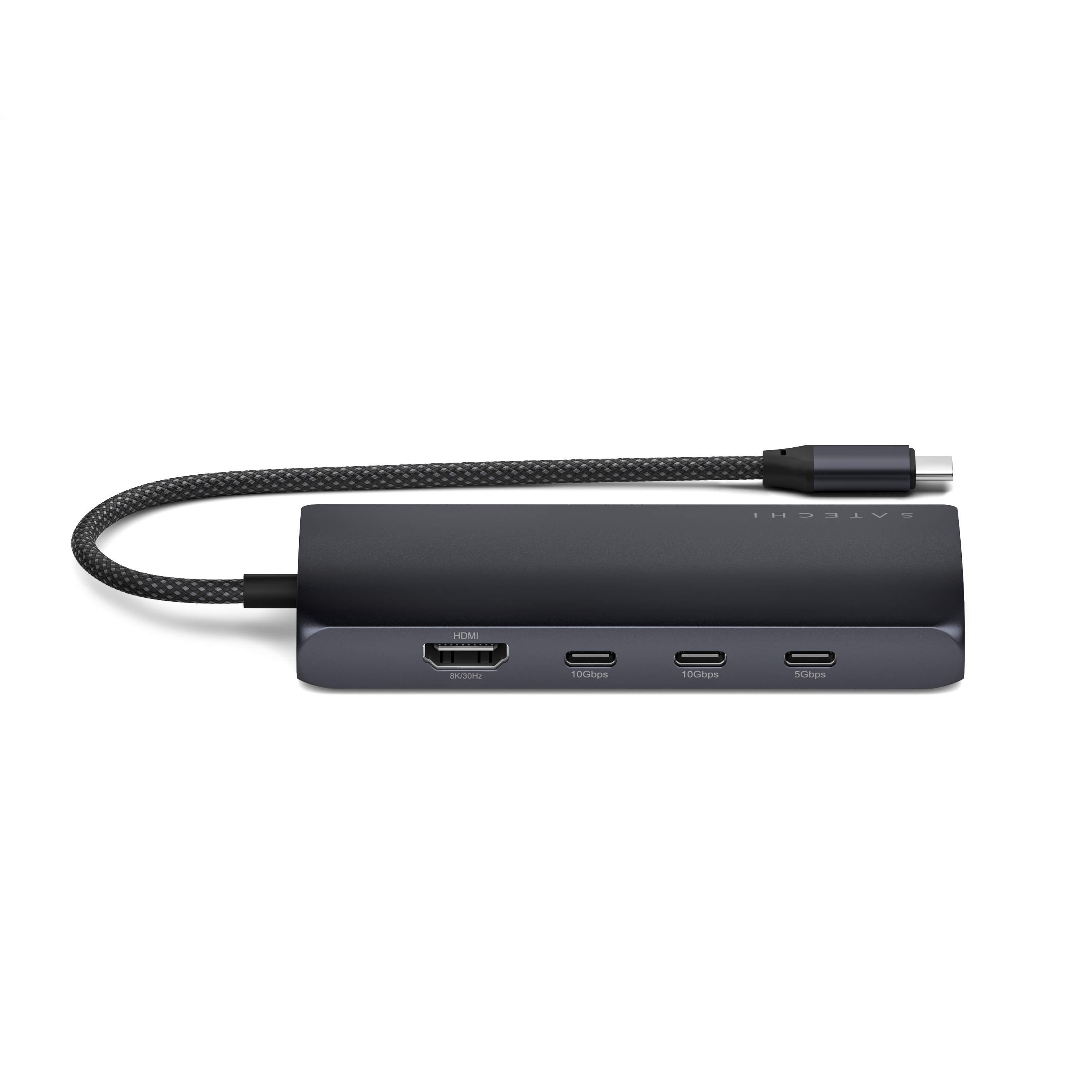 USB-C MultiPort Adapter - SATECHI - 8K s Ethernetom V3 - Midnight-1