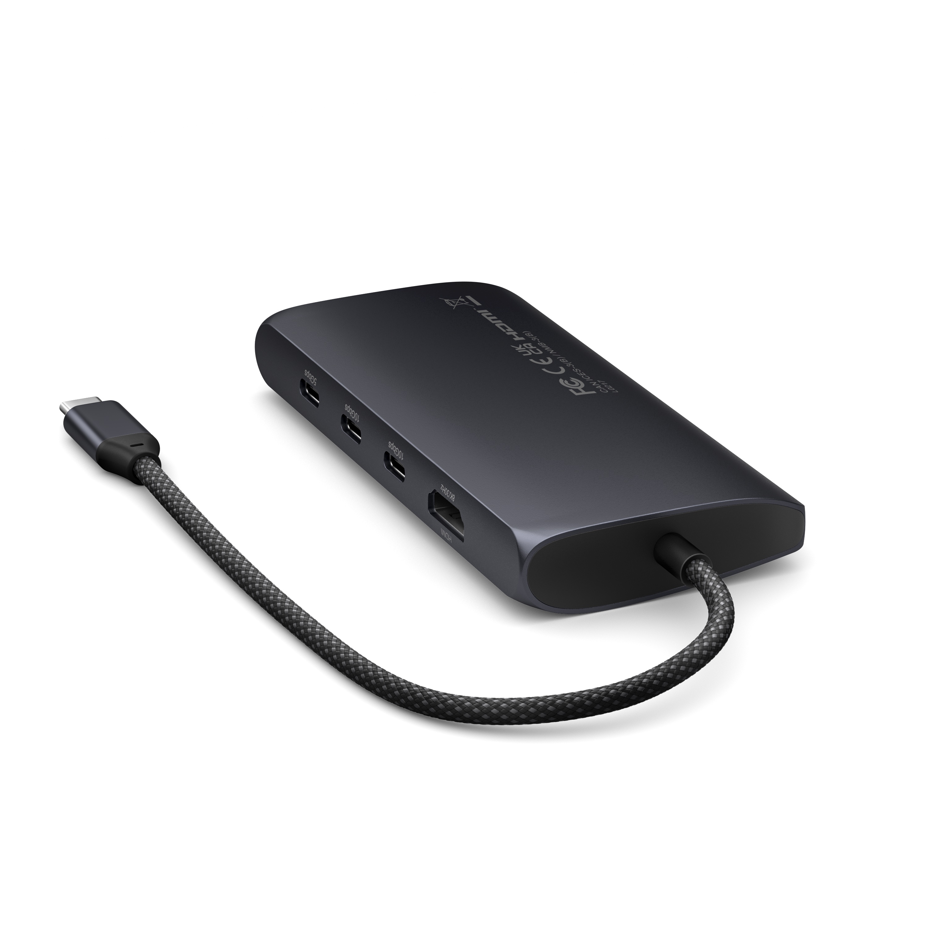 USB-C MultiPort Adapter - SATECHI - 8K s Ethernetom V3 - Midnight-5