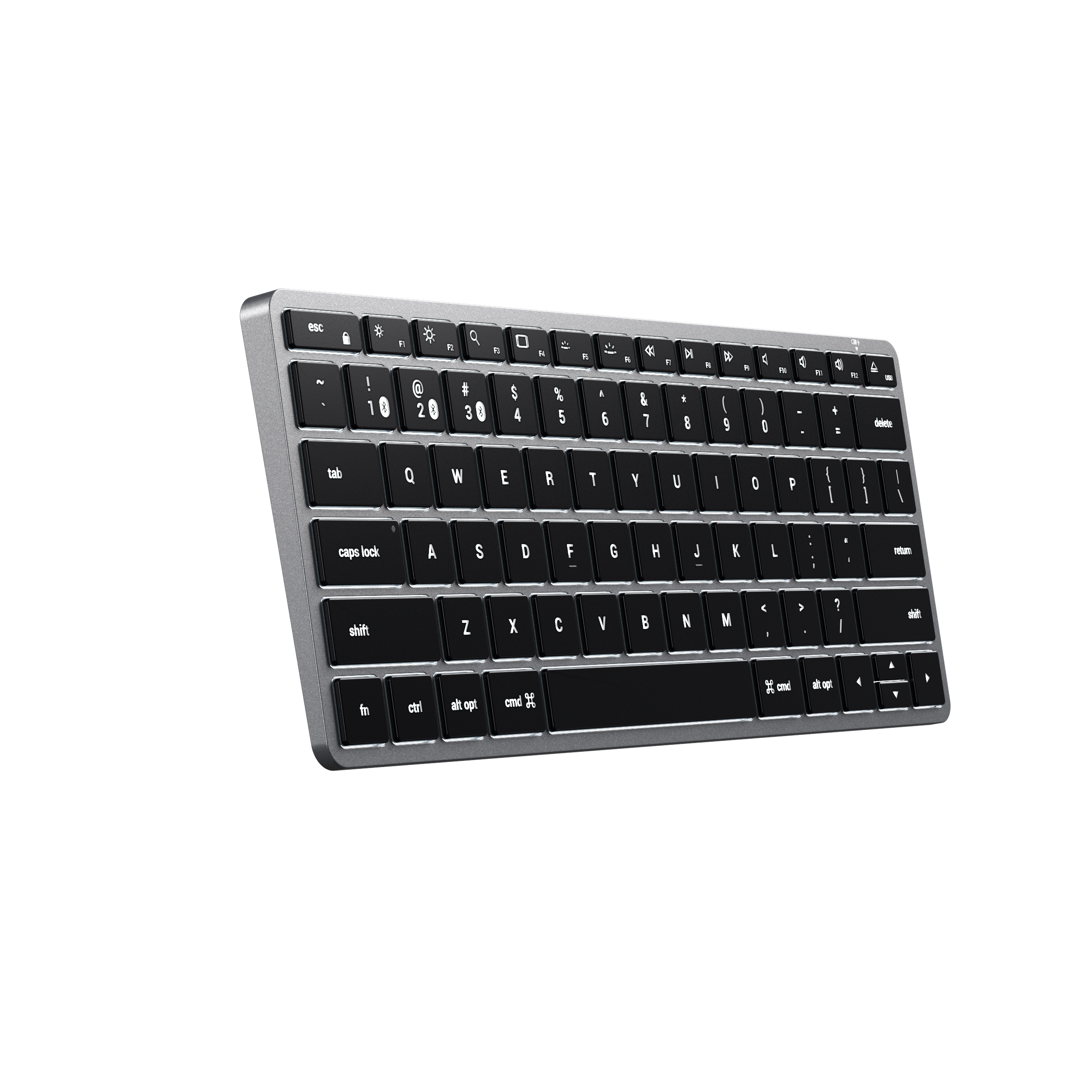 Satechi Slim X1 Bluetooth BACKLIT Wireless Keyboard - CZ - Space Grey-3