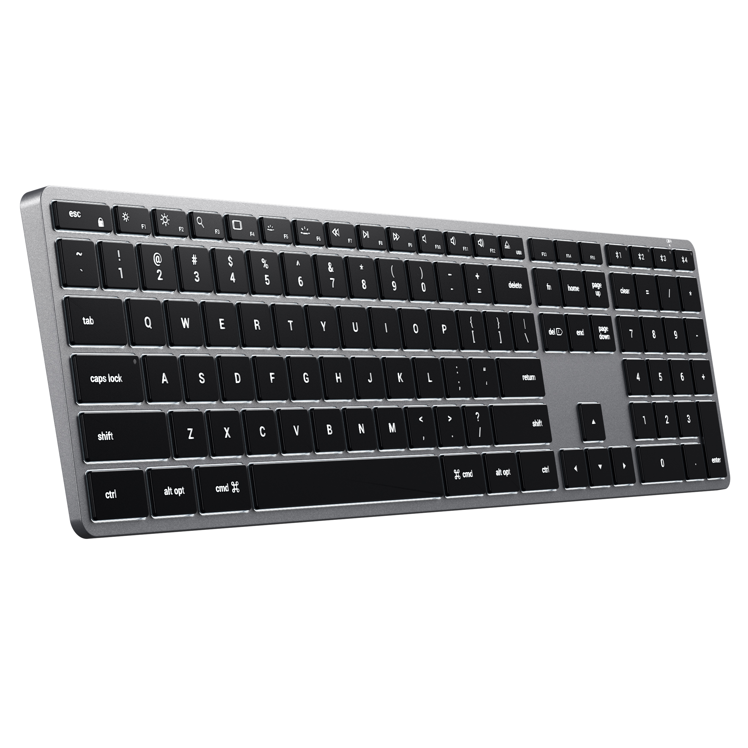 Bežična tipkovnica SATECHI Slim X3 Bluetooth BACKLIT - Space Grey-6