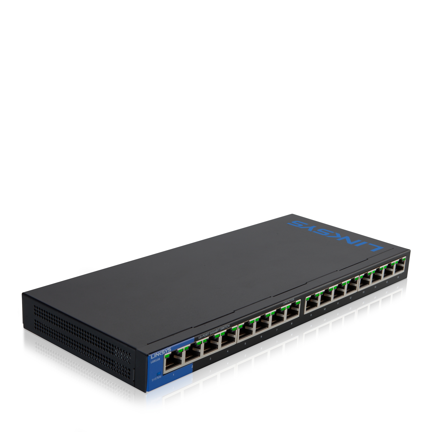Linksys 16-Port Business Desktop Gigabit PoE+ Switch-0